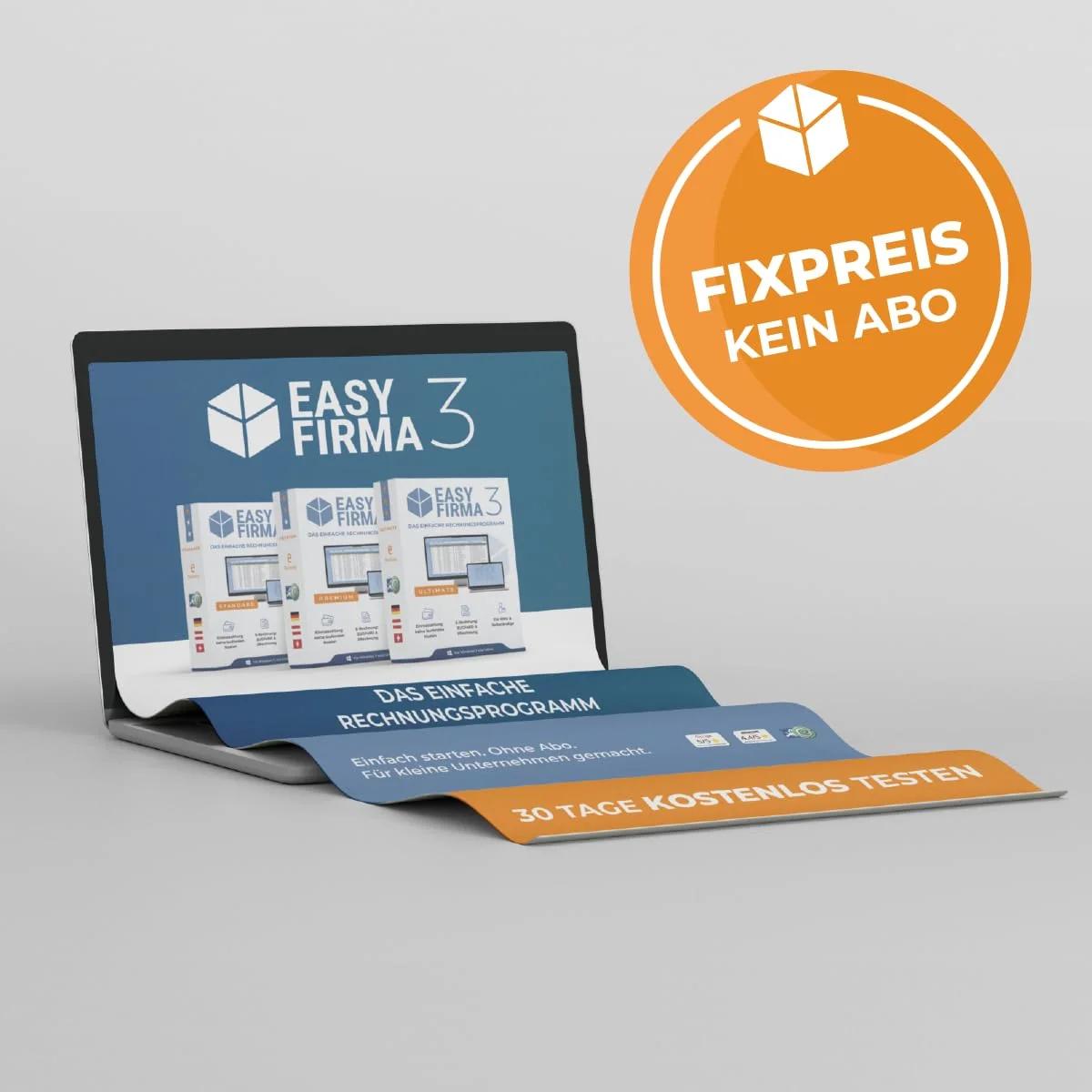 EasyFirma professionaalne raamatupidamistarkvara – pakend ja tarvikud