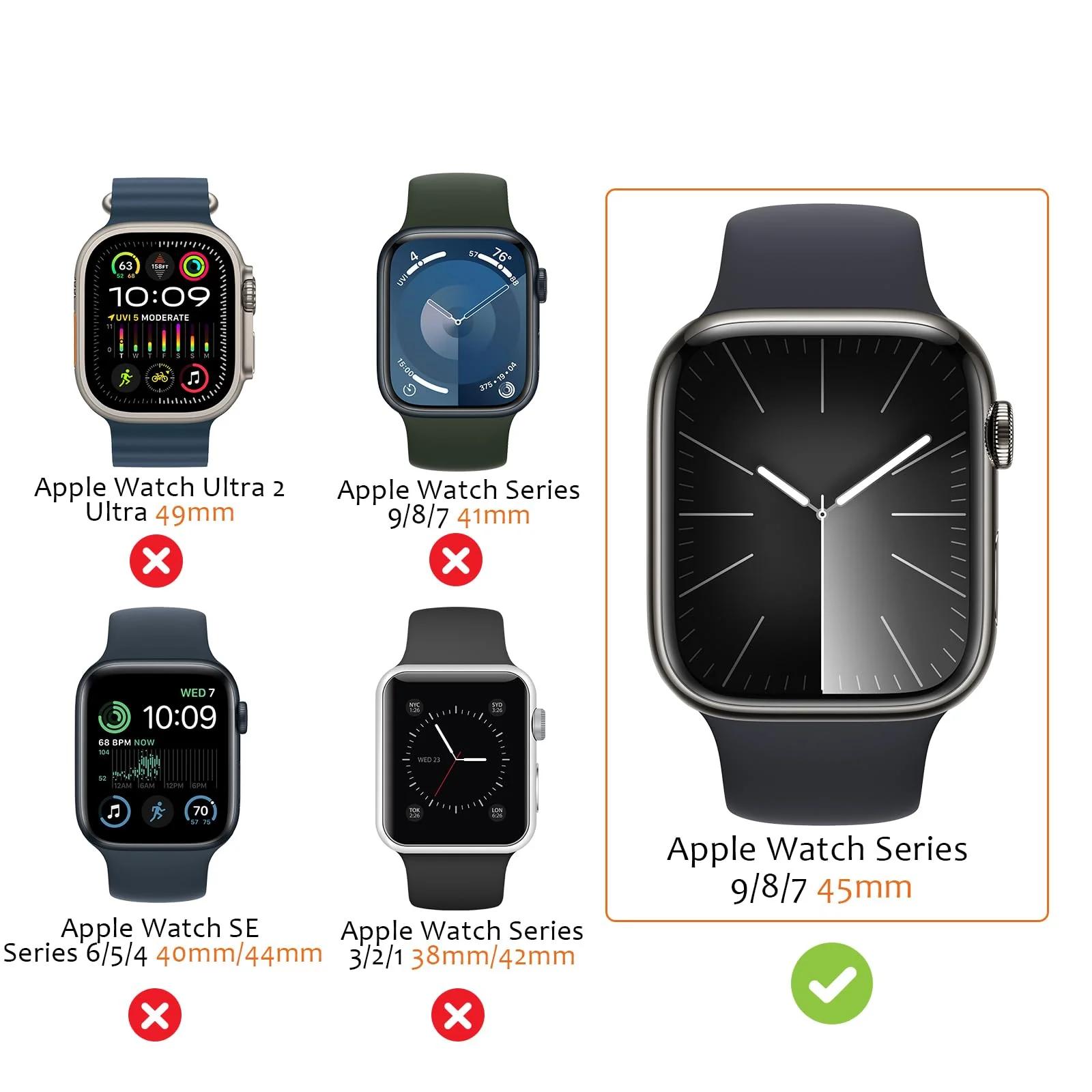 Amizee metallist kaitseümbris Apple Watch 45mm — vastupidav – lisavaade