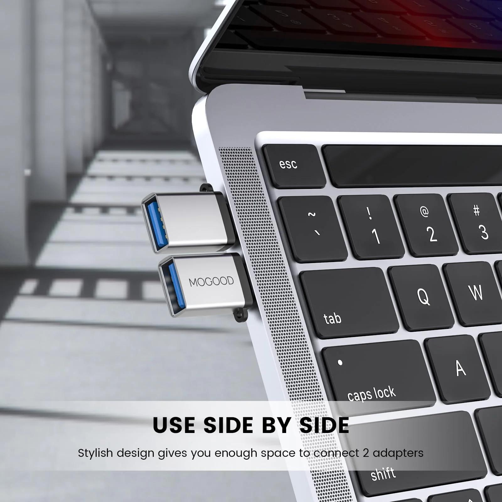 MOGOOD vastupidav USB-C–USB 3.0 adapter — kaasaskantav – kasutusnäide