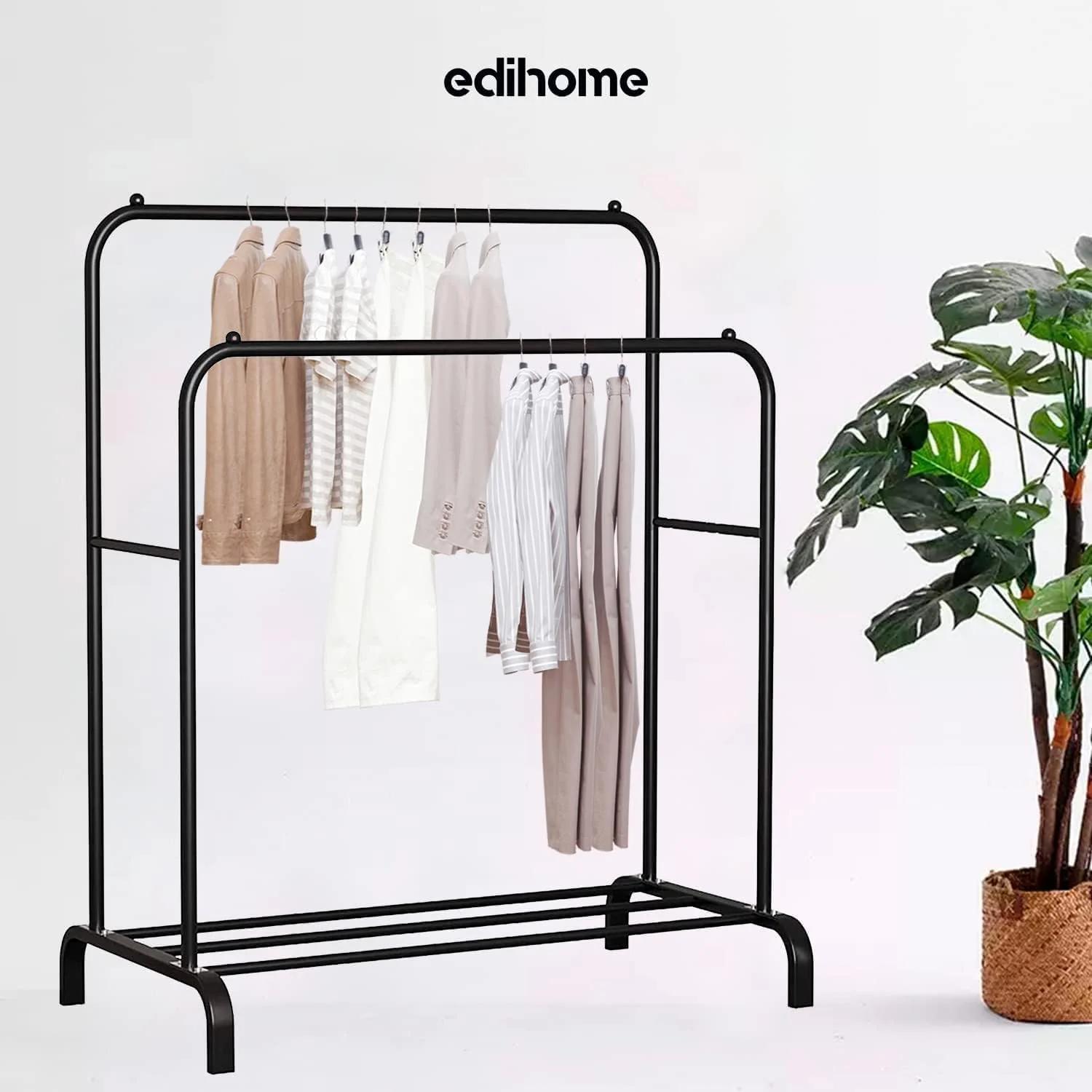 edihome metallist riidepuu 110×150 cm – tugev ja mitmekülgne – pilt 6