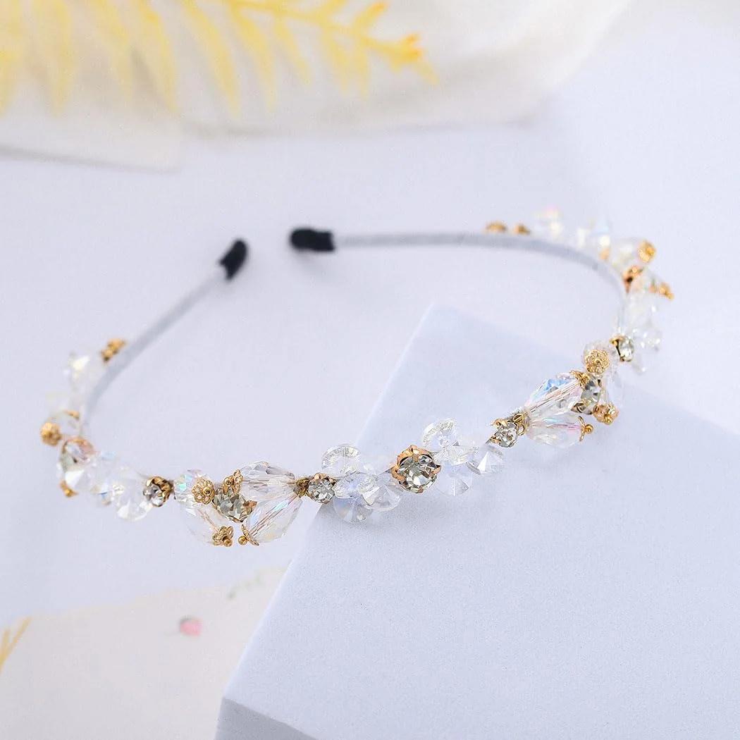 IYOU helendav kristallne peapael – elegantne vintage aksessuaar – pilt 6