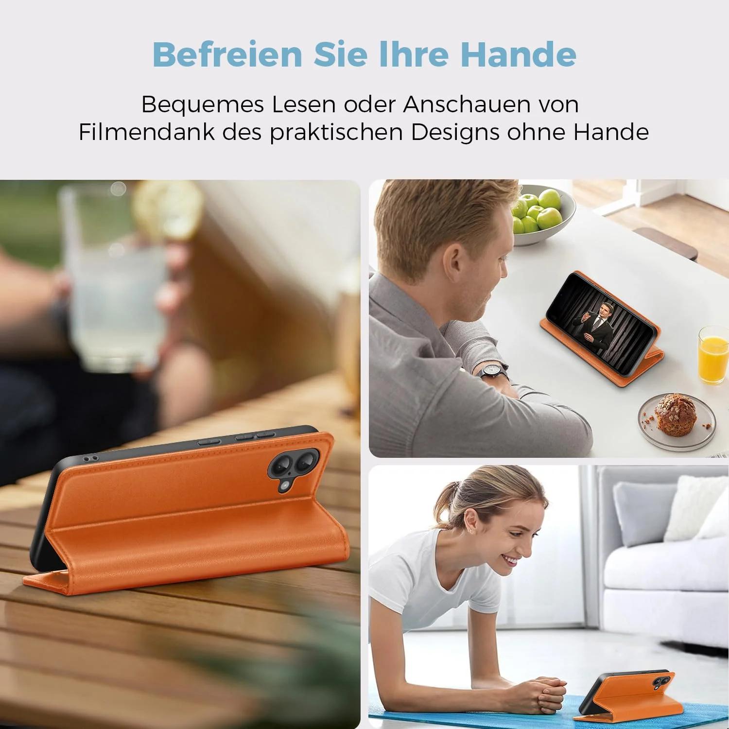 Thorhülle premium PU-nahk iPhone 16 Plus rahakotikaas – lisavaade