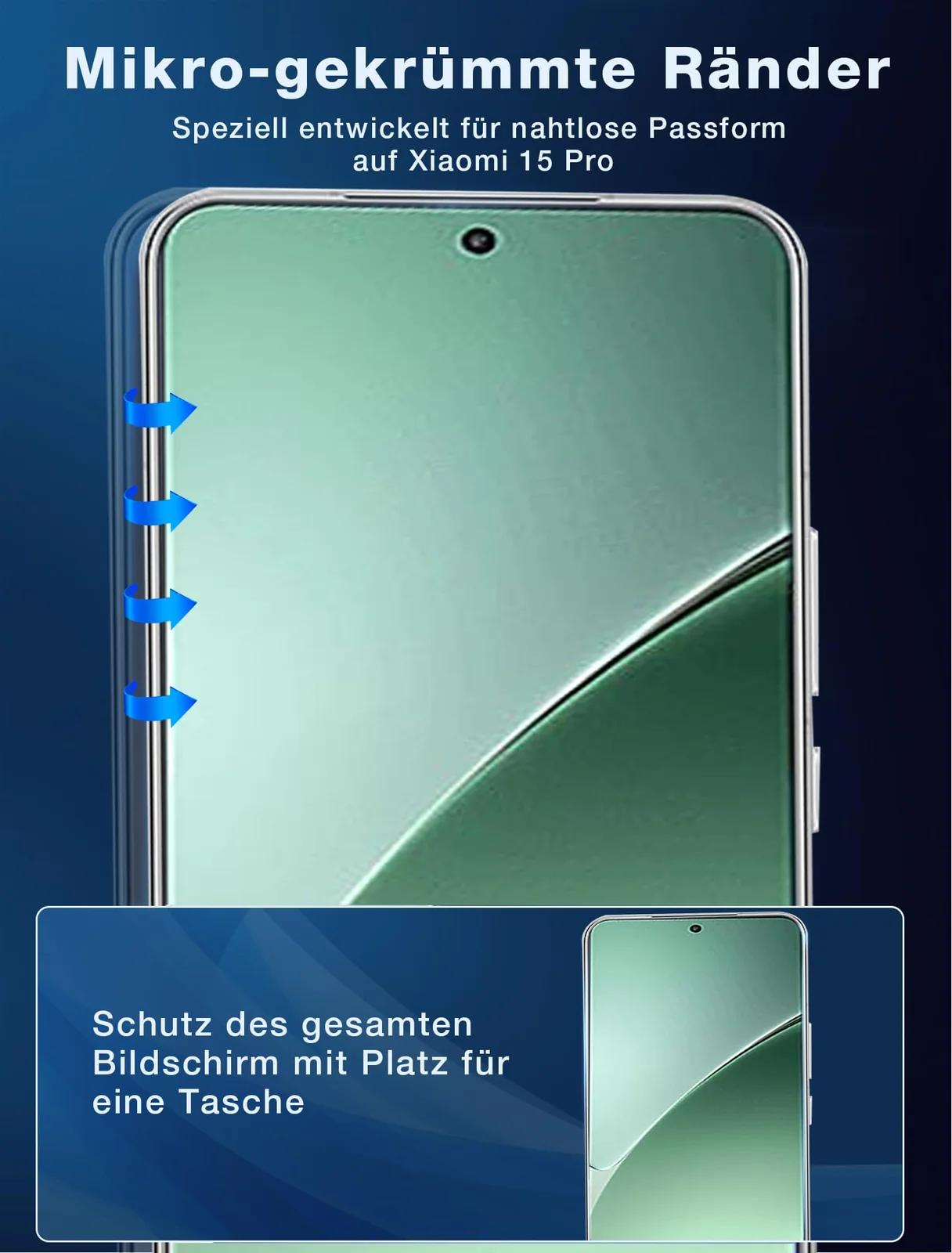 ICESPRING tugevast klaasist kaitse Xiaomi 15 Pro-le, 2 tk – pilt 6