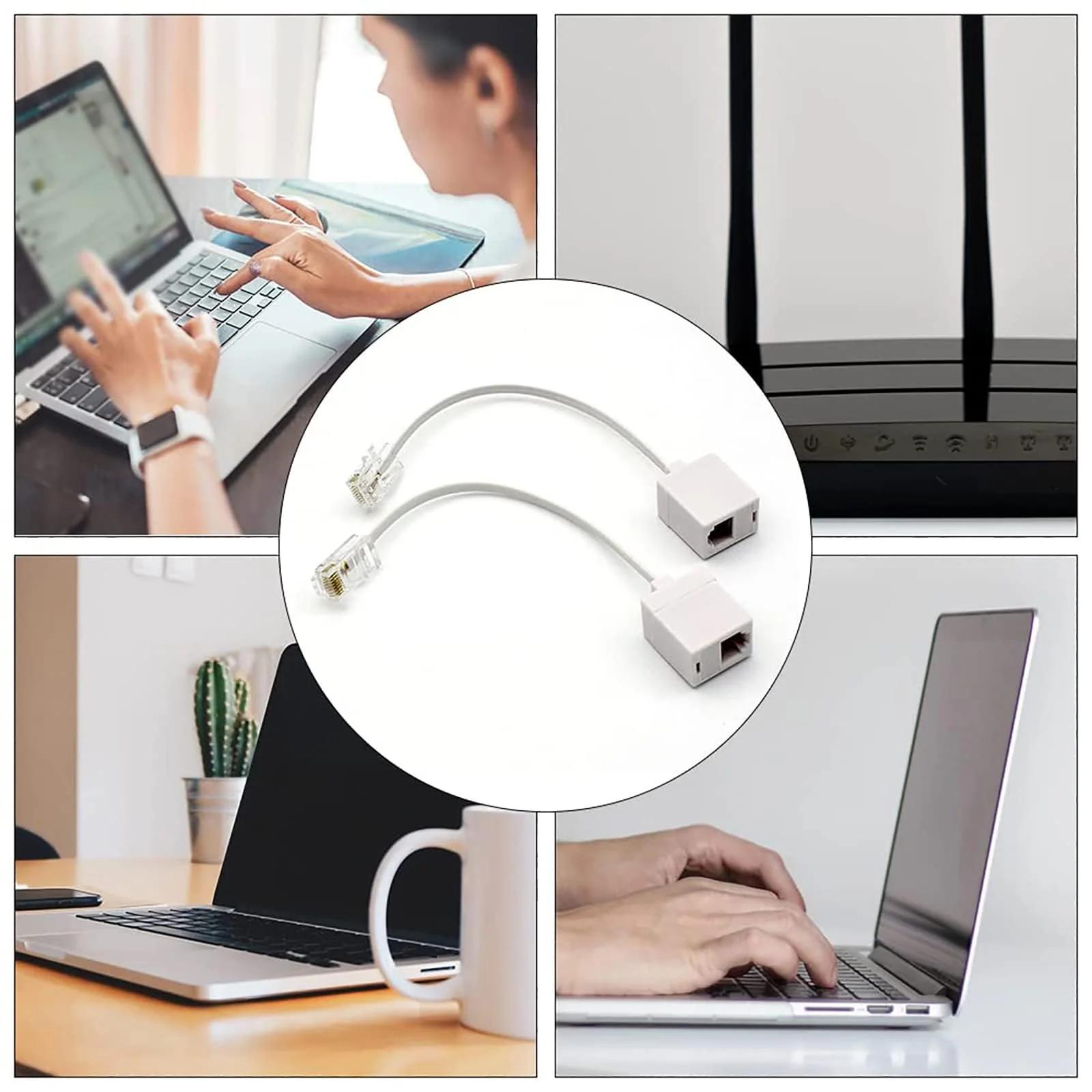 HAWAKA kuldsete kontaktidega RJ11–RJ45 adapter – pilt 7