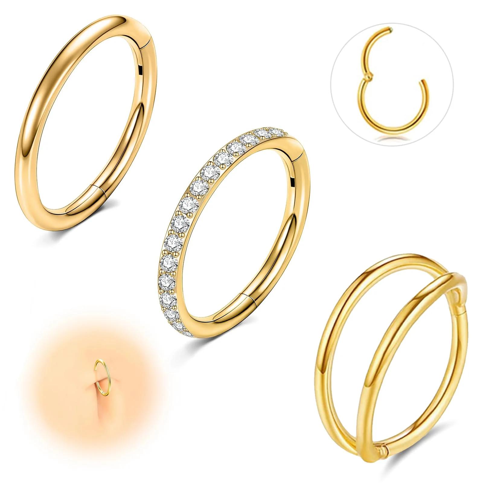ESHIONER EH01-0019-TP-gold1.0-10 piercingud – toote esivaade – ripats charm
