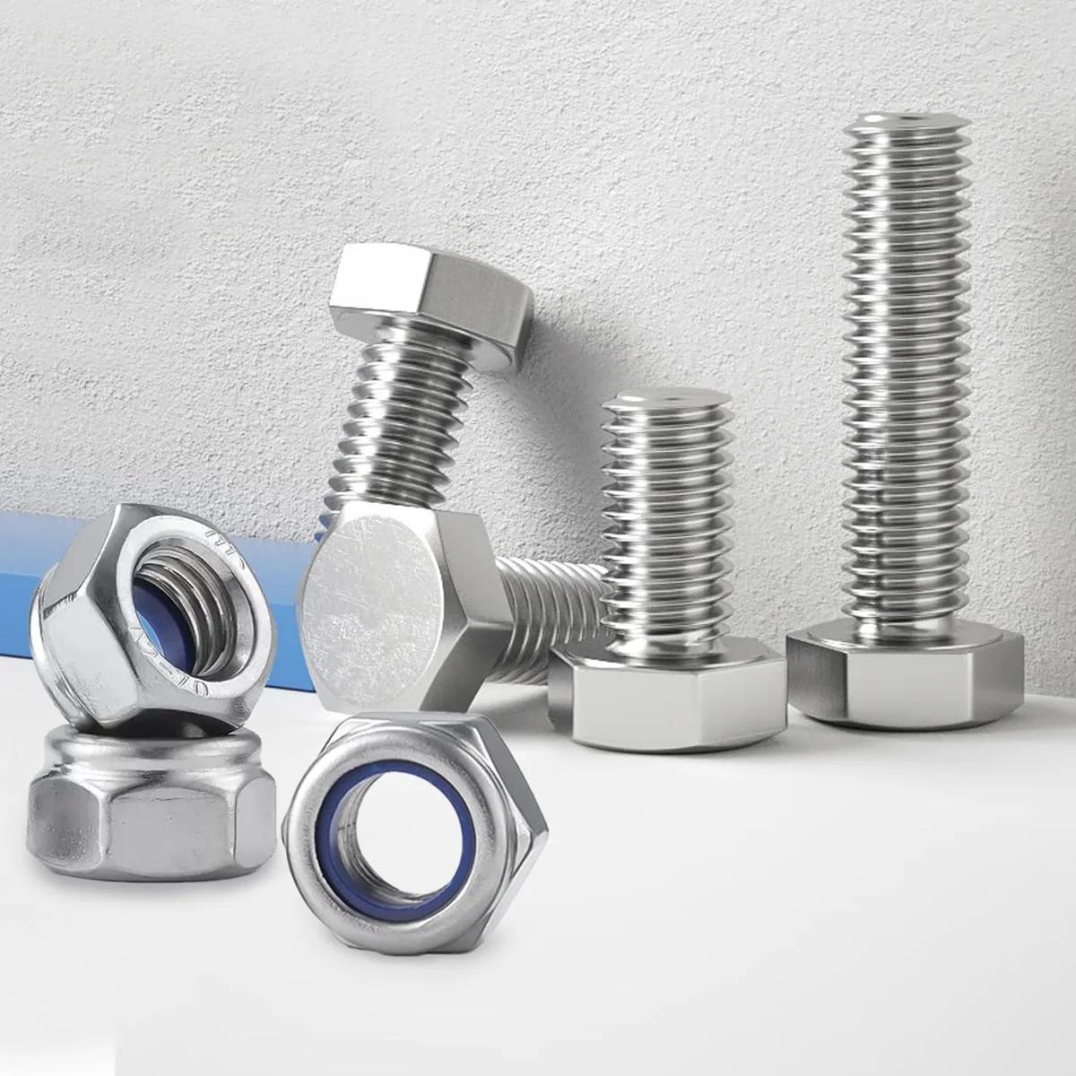 Drenky roostevabad M6x30 mm poltide ja mutrite komplekt – pakend ja tarvikud