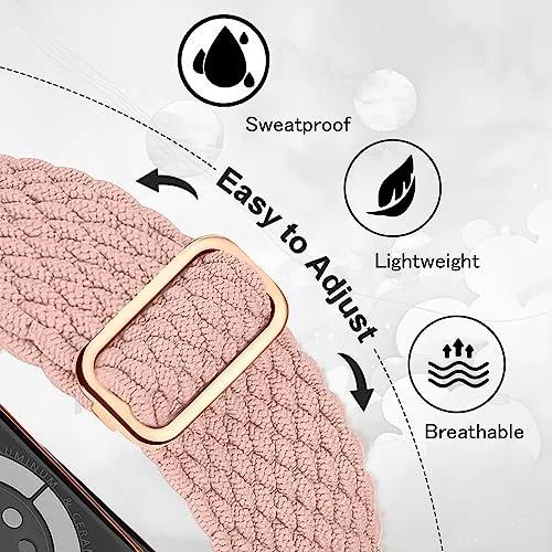 DMVEIMAL pehme ja elastne punutud Apple Watch rihm kingituseks – pakend ja tarvikud
