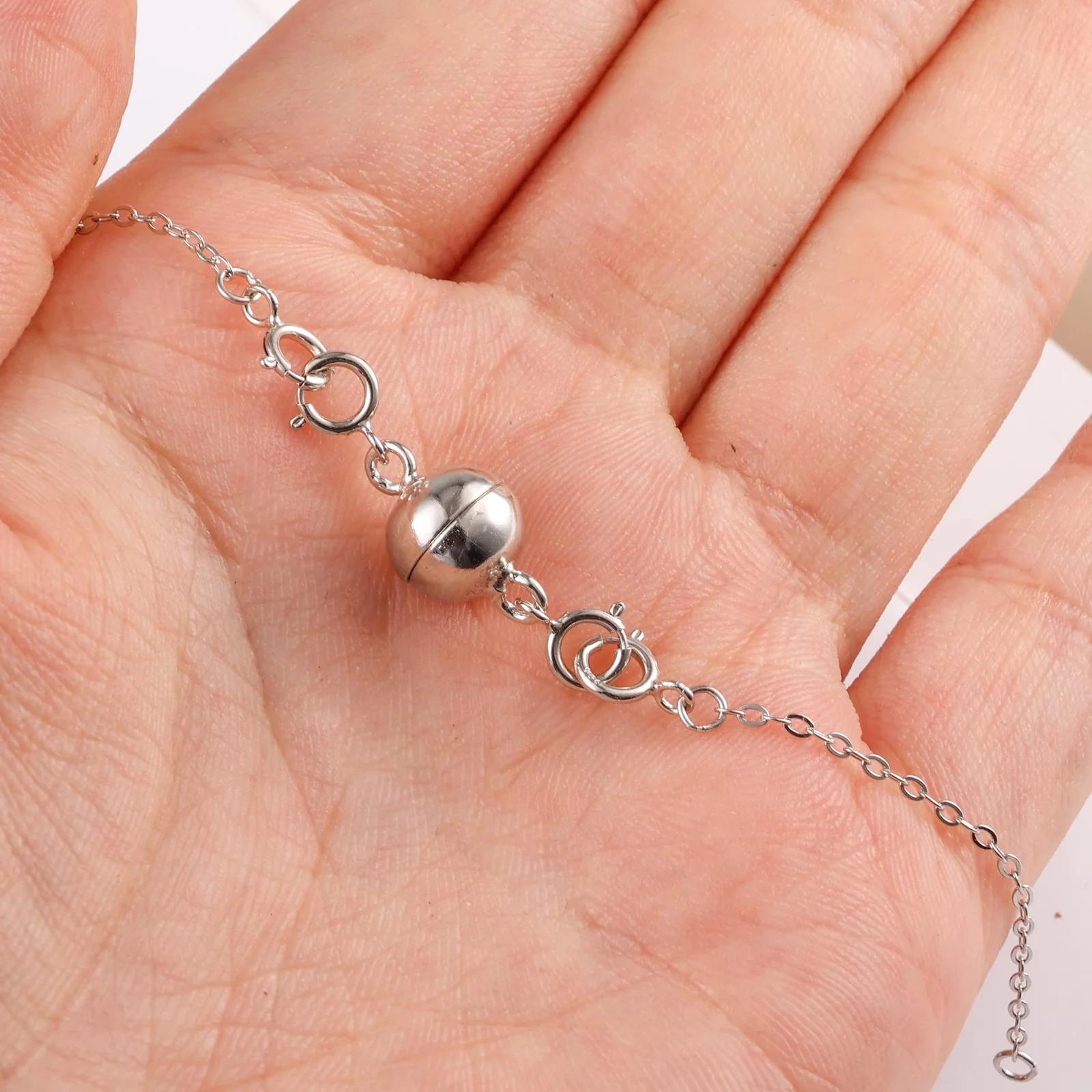 ALEXCRAFT sterling hõbe 925 ketti pikendav komplekt — magnetlukk – pilt 6