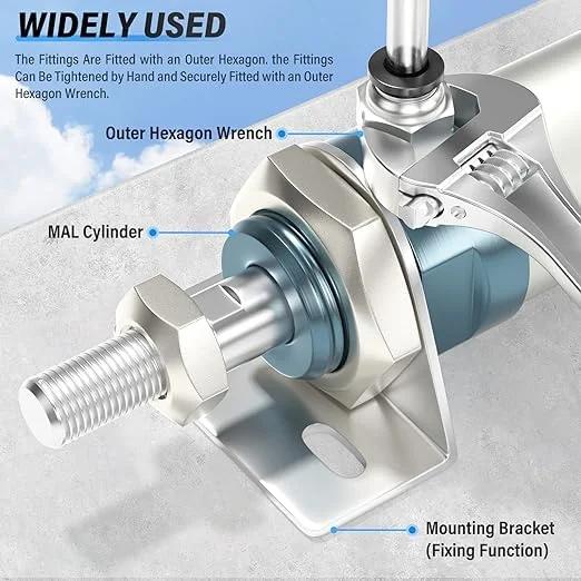 TAILONZ PNEUMATIC vaskkinnitusega 4 mm liitekobar – lisavaade