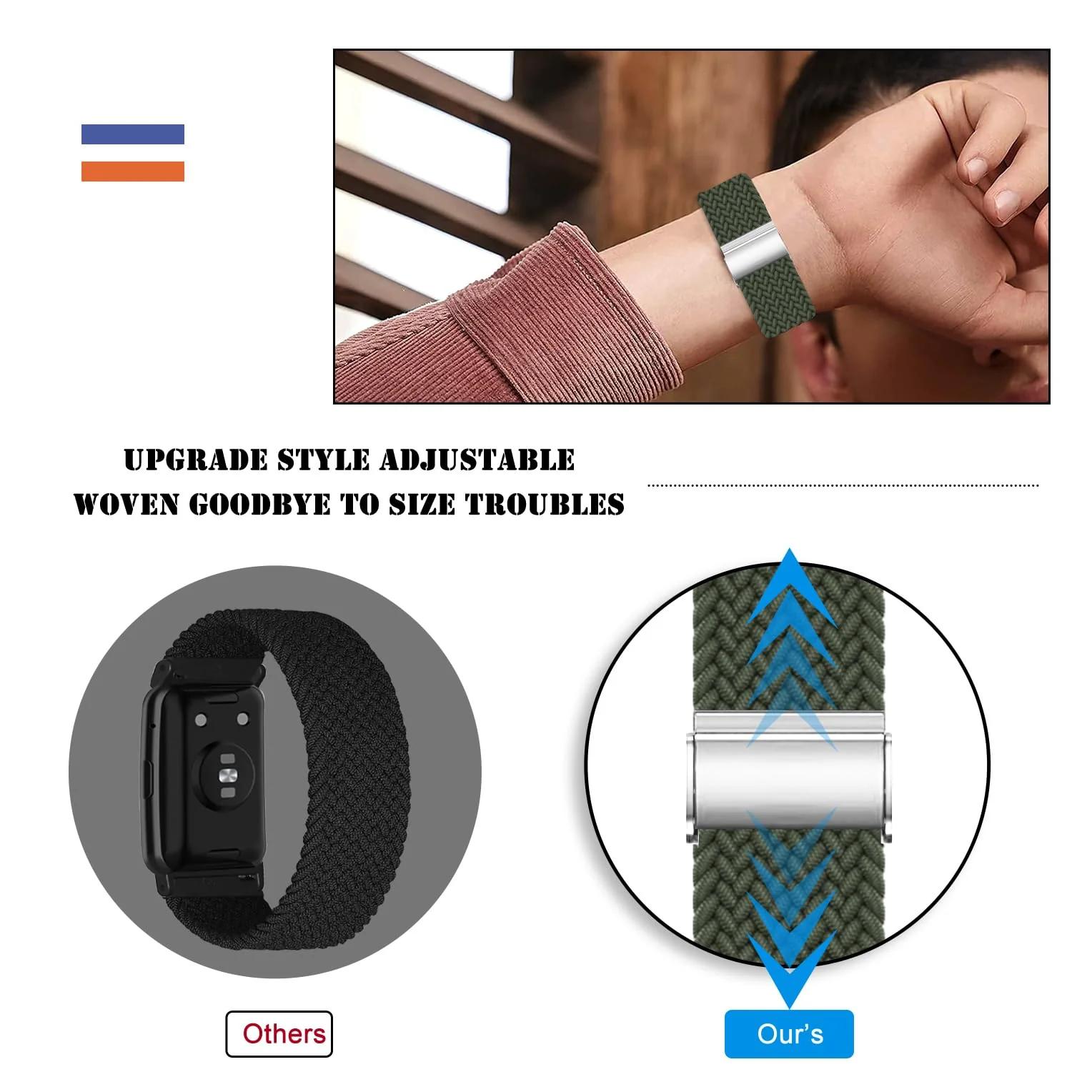 Niboow pehme nailonist rihm Xiaomi Mi Bandile – kasutusnäide