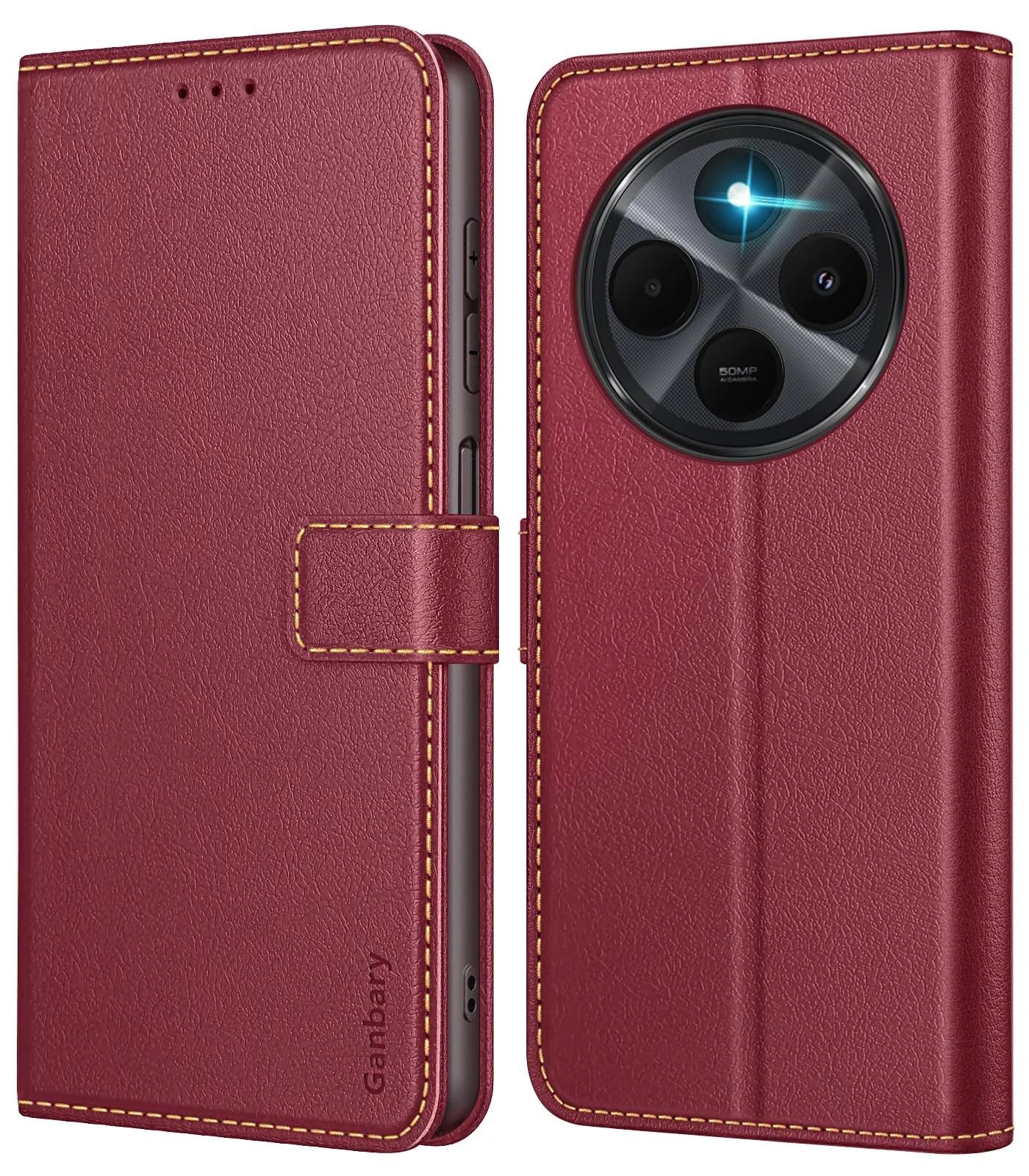 Ganbary nahkne klappkate Xiaomi Redmi 14C – elegantne kaitse