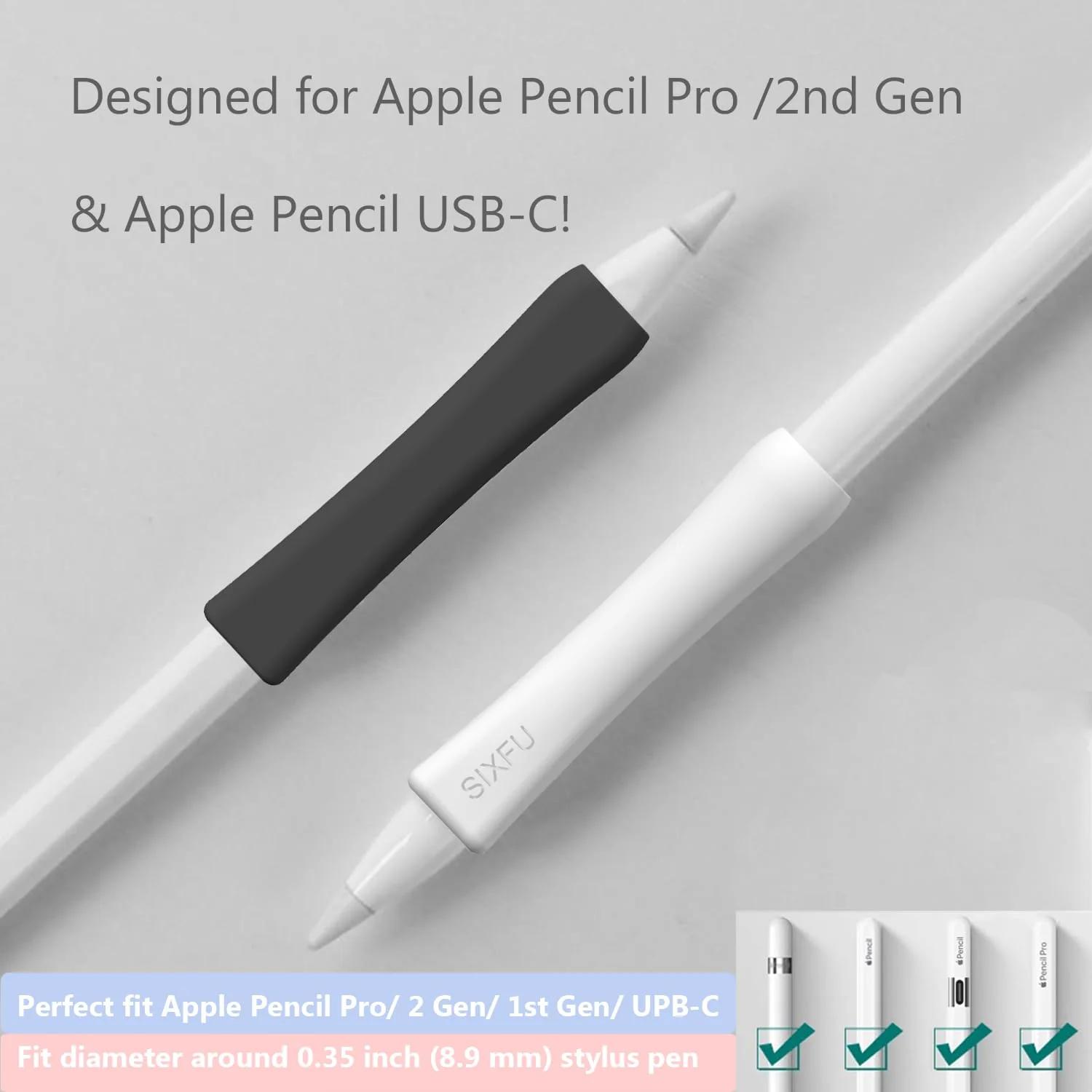 SIXFU pehme kummist käepide Apple Pencilile — mugav kirjutus – detailne vaade