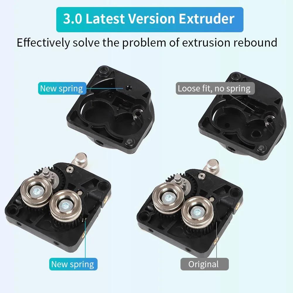 Creality täismetallist extruder — sujuv filamentikasutus ja – kasutusnäide