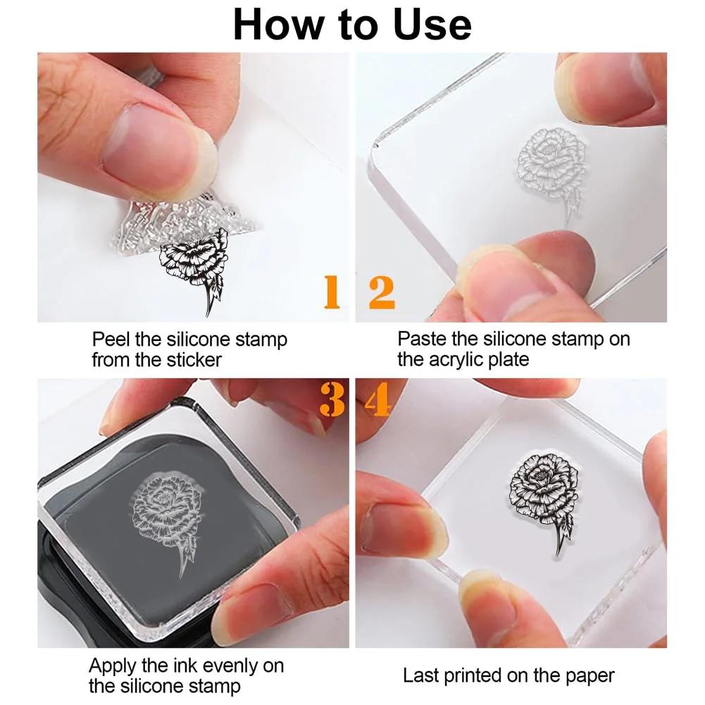 GLOBLELAND silikoonstempel DIY- ja scrapbooking-ideed – pilt 7
