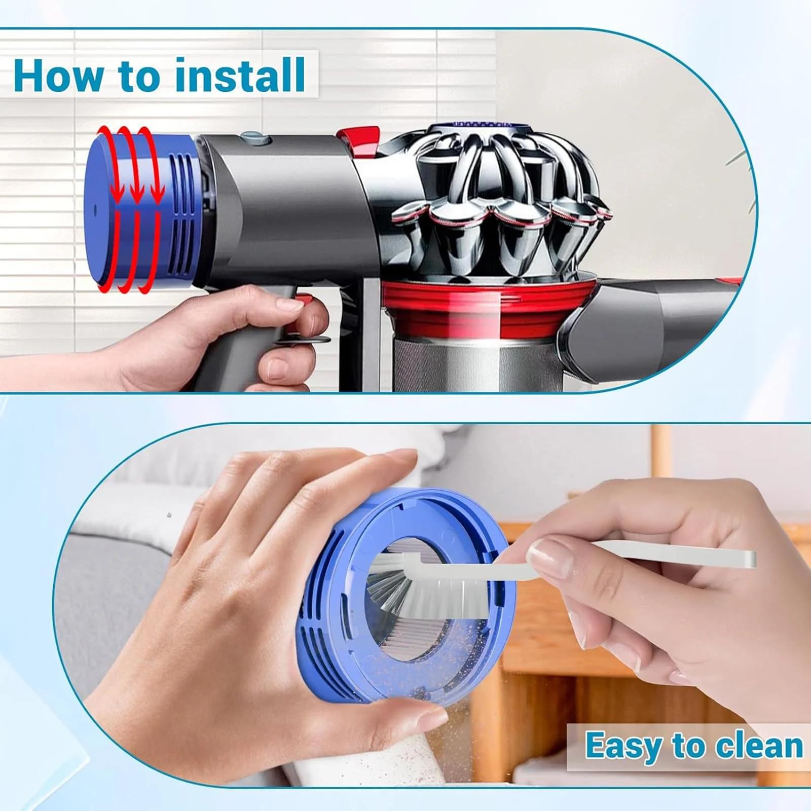 CHOKMAX asendushEPA filter Dyson V7/V8 jaoks – parem imemine – pilt 7