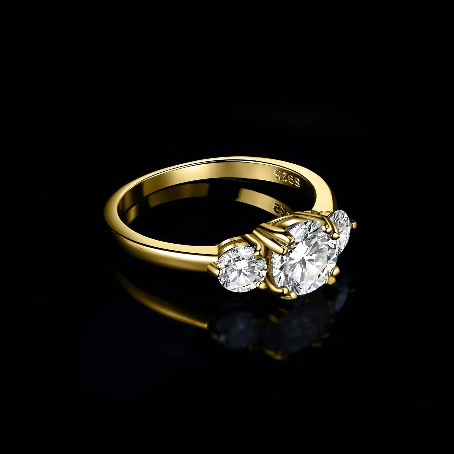 JewelryPalace 925 hõbesõrmus zirkooniga – elegantne kingitus – pakend ja tarvikud