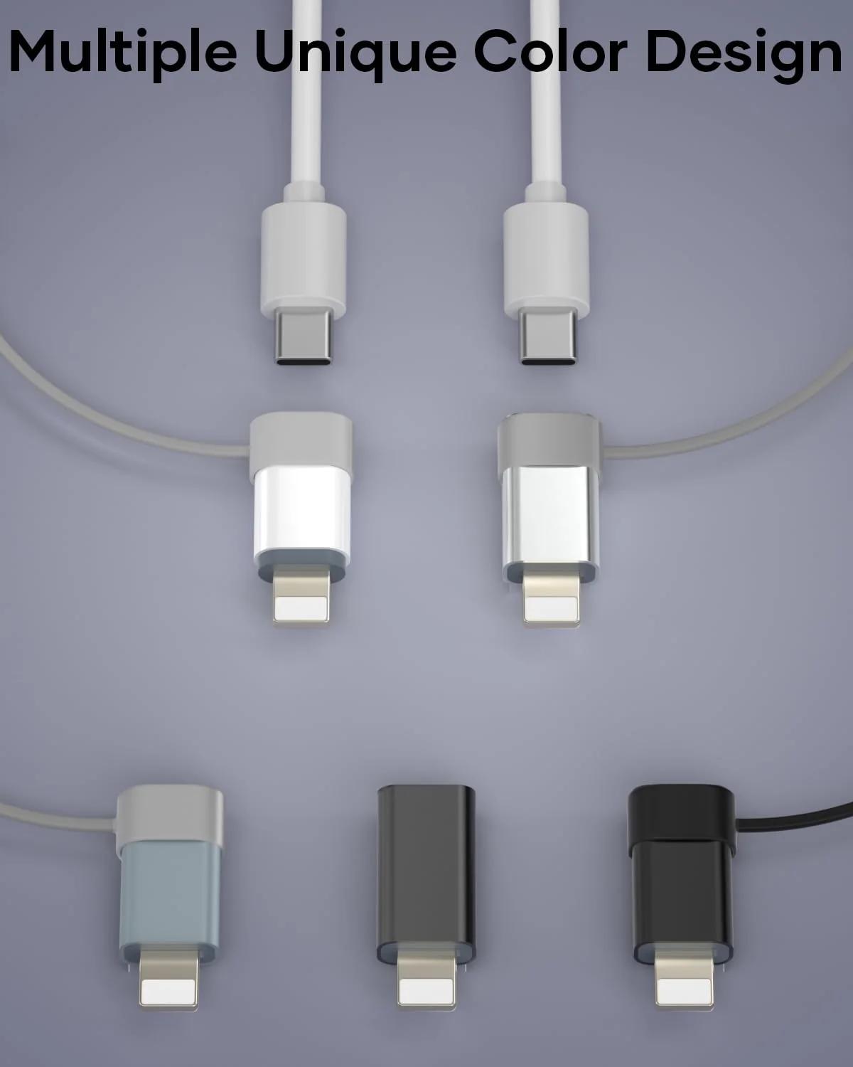 Zestiq alumiiniumist USB-C–Lightning adapter — kompaktne – pilt 9