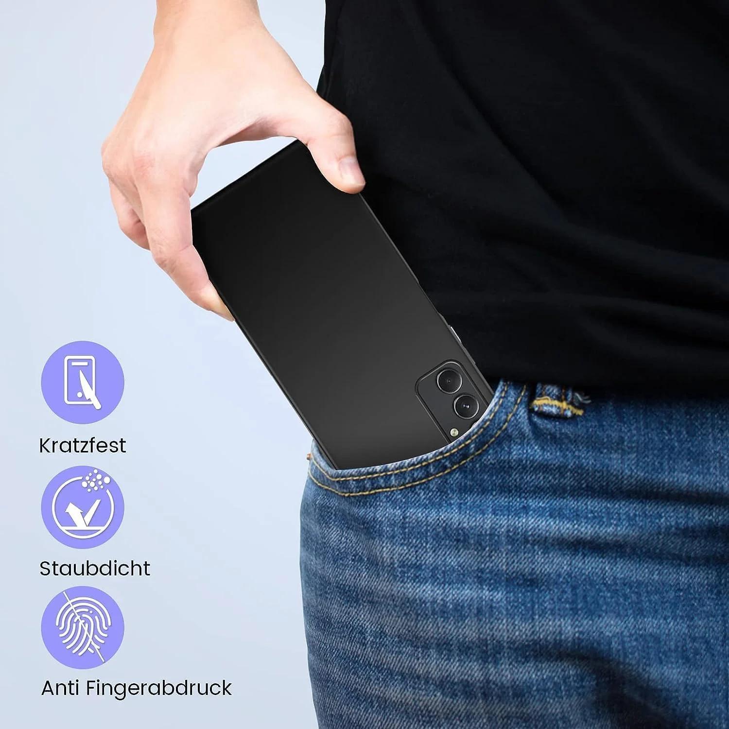 Filoto pehme silikoonkaitse Samsung Galaxy A54 jaoks – kasutusnäide