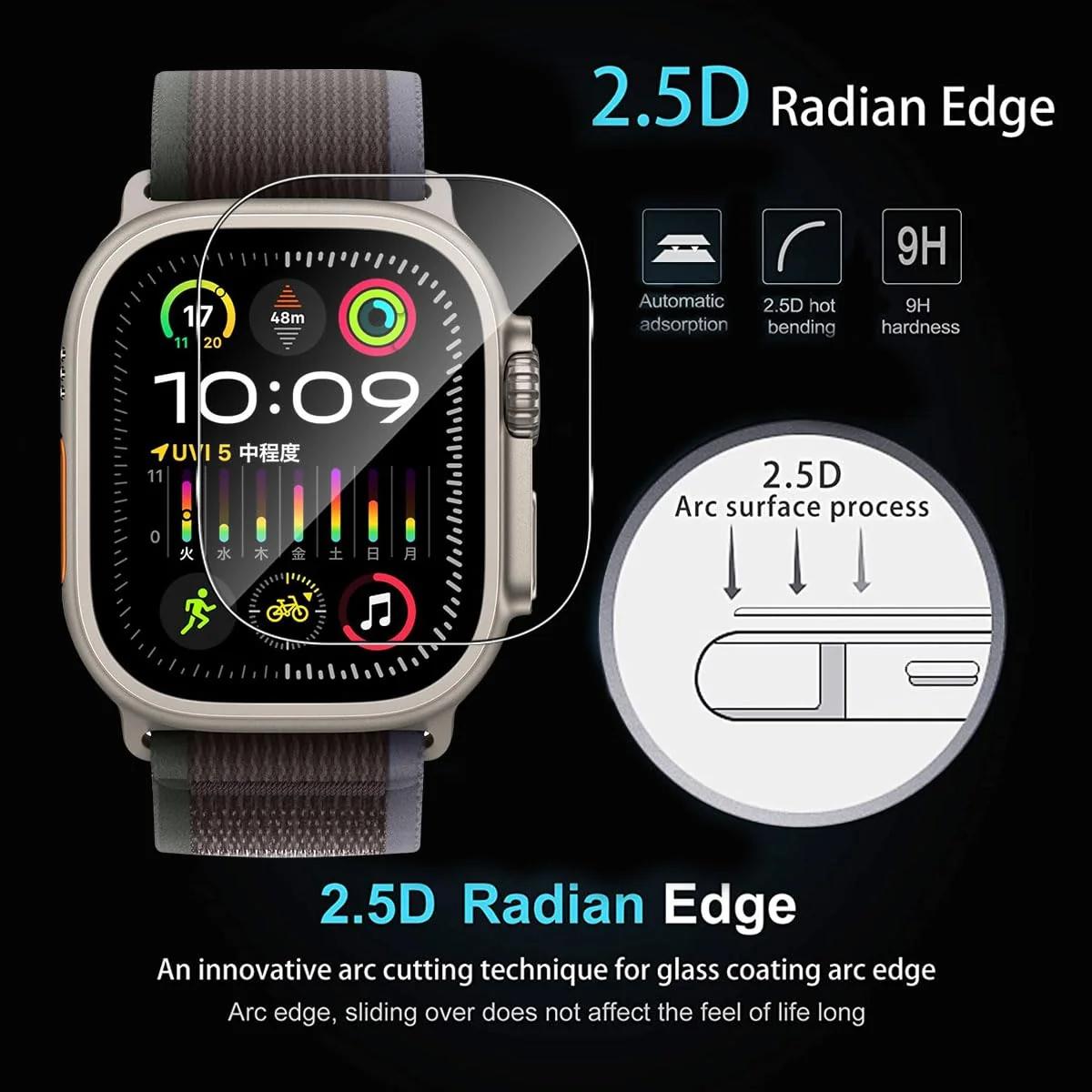 Mayfun kaitsekile Apple Watch Ultra 3 49mm — selge ja tugev – kasutusnäide