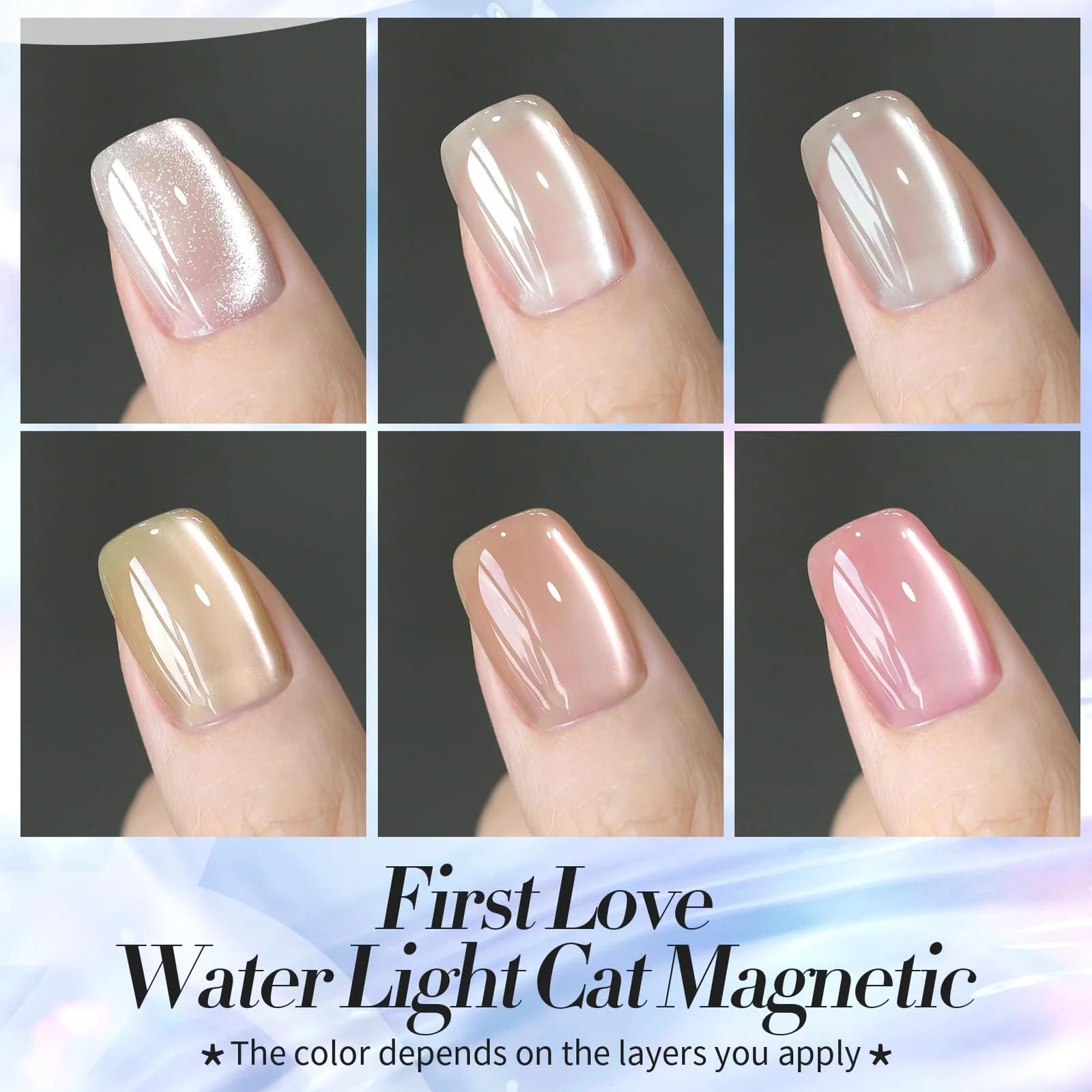 BORN PRETTY magnetiline geellakk — kissellikum mineraalne sära – detailne vaade