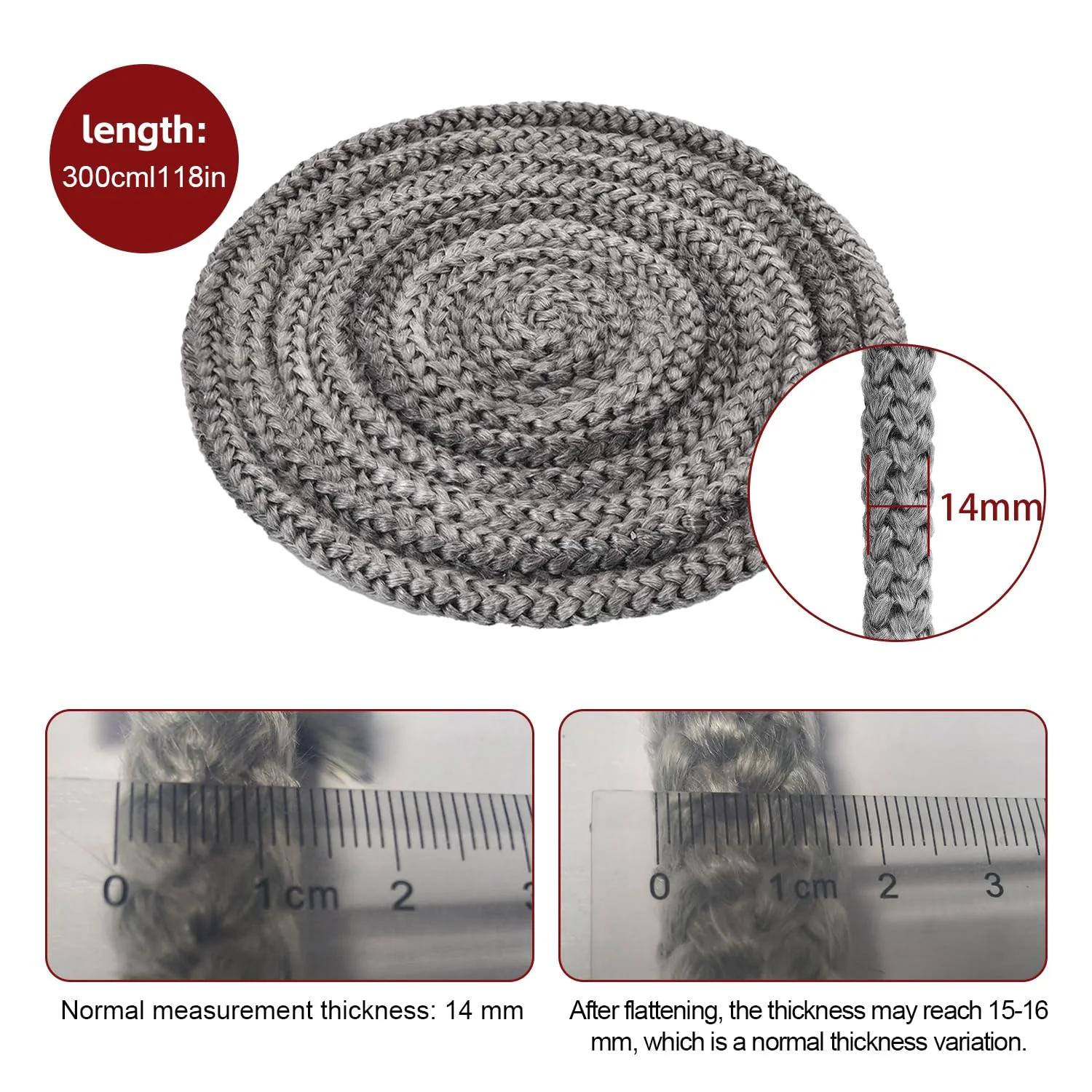 Suitedget vastupidav klaaskiust kamintihend 14mm 3m – kasutusnäide