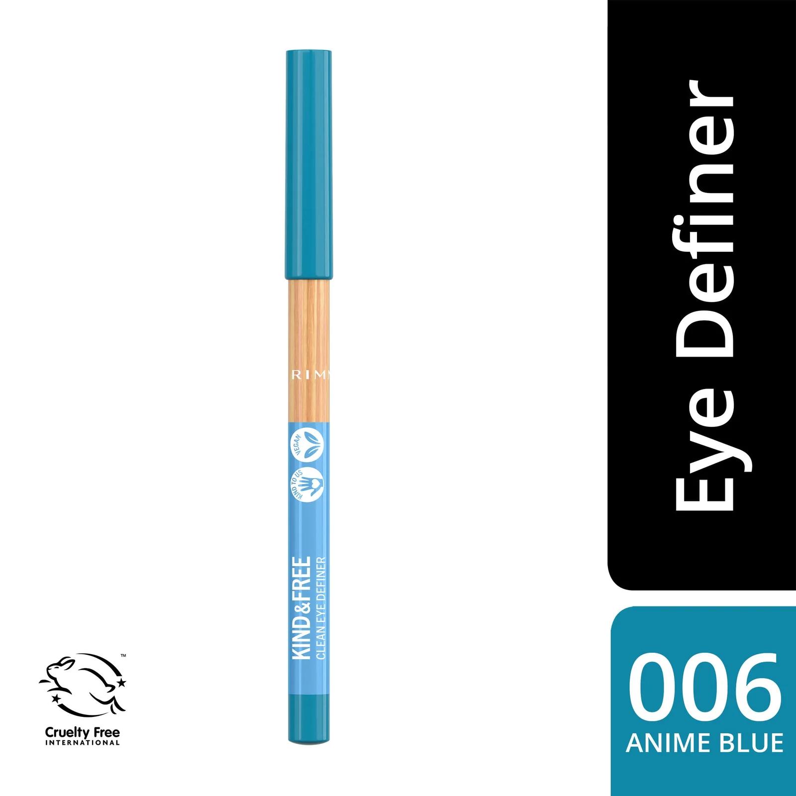 Rimmel London veekindel silmapliiats — intensiivne Anime Blue – detailne vaade