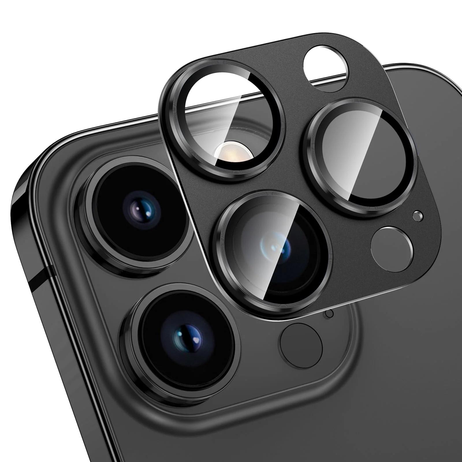 HWeggo alumiinium- ja klaasist kaamerakaitse iPhone 14 Pro jaoks – pilt 8