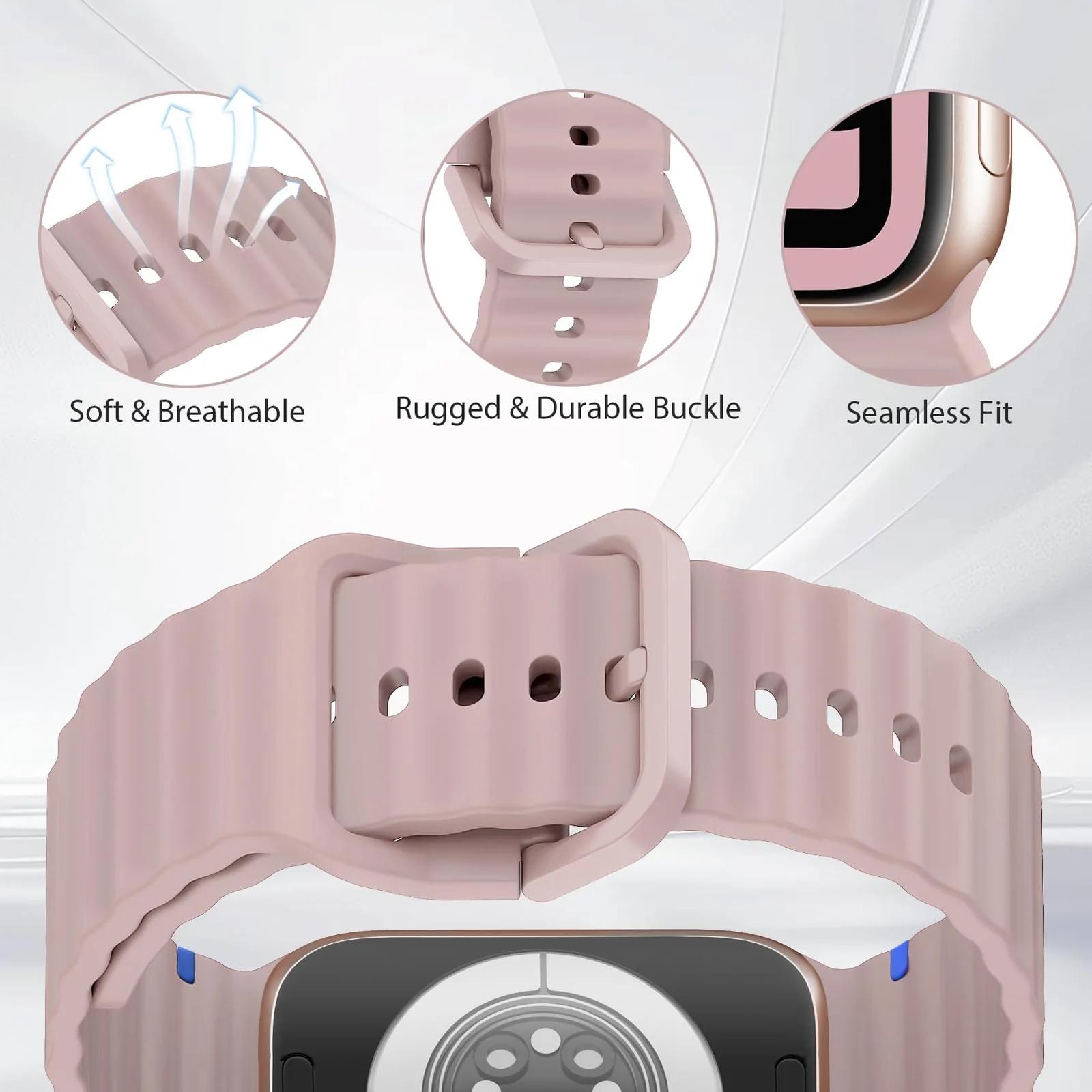 Wowstrap sport-silikoonrihm Apple Watchile – hingav ja mugav – kasutusnäide
