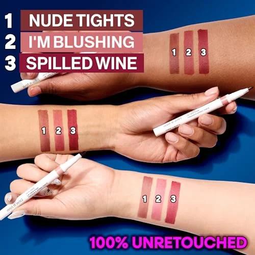 Wet n Wild püsiv huulekontuuri pliiats – naturaalne Nude Tights – pakend ja tarvikud
