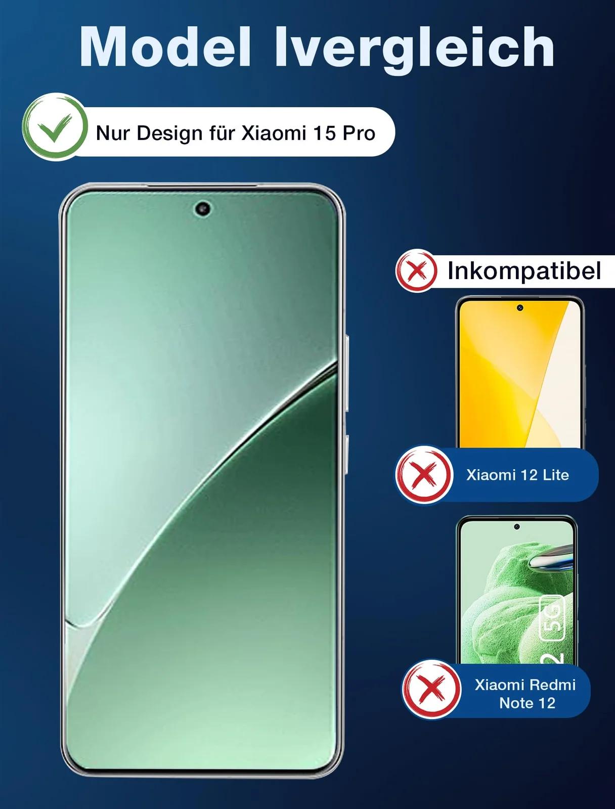 ICESPRING tugevast klaasist kaitse Xiaomi 15 Pro-le, 2 tk – detailne vaade