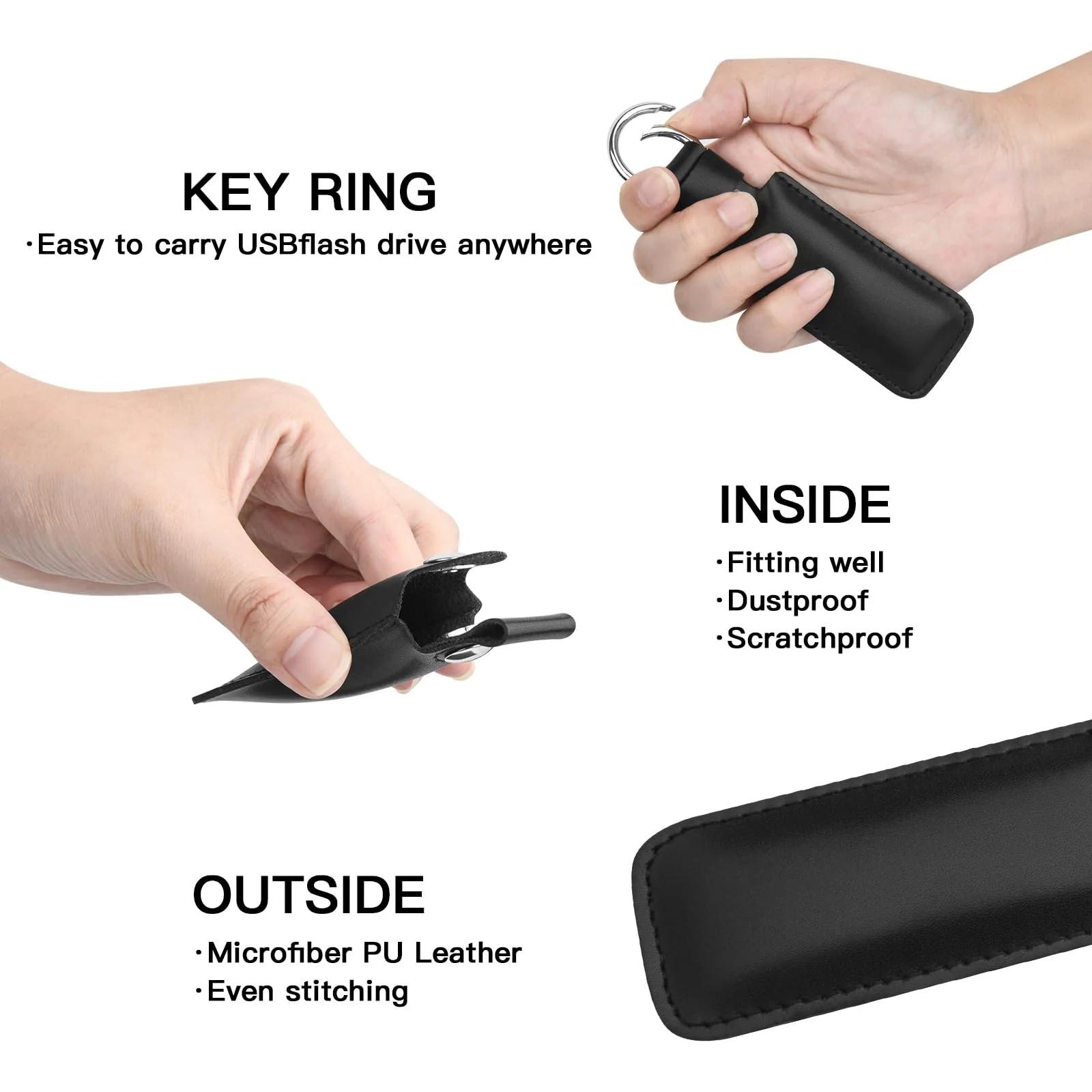 CaSZLUTION pehme mikrofiibernahast USB-kaitse, stiilne kingitus – kasutusnäide