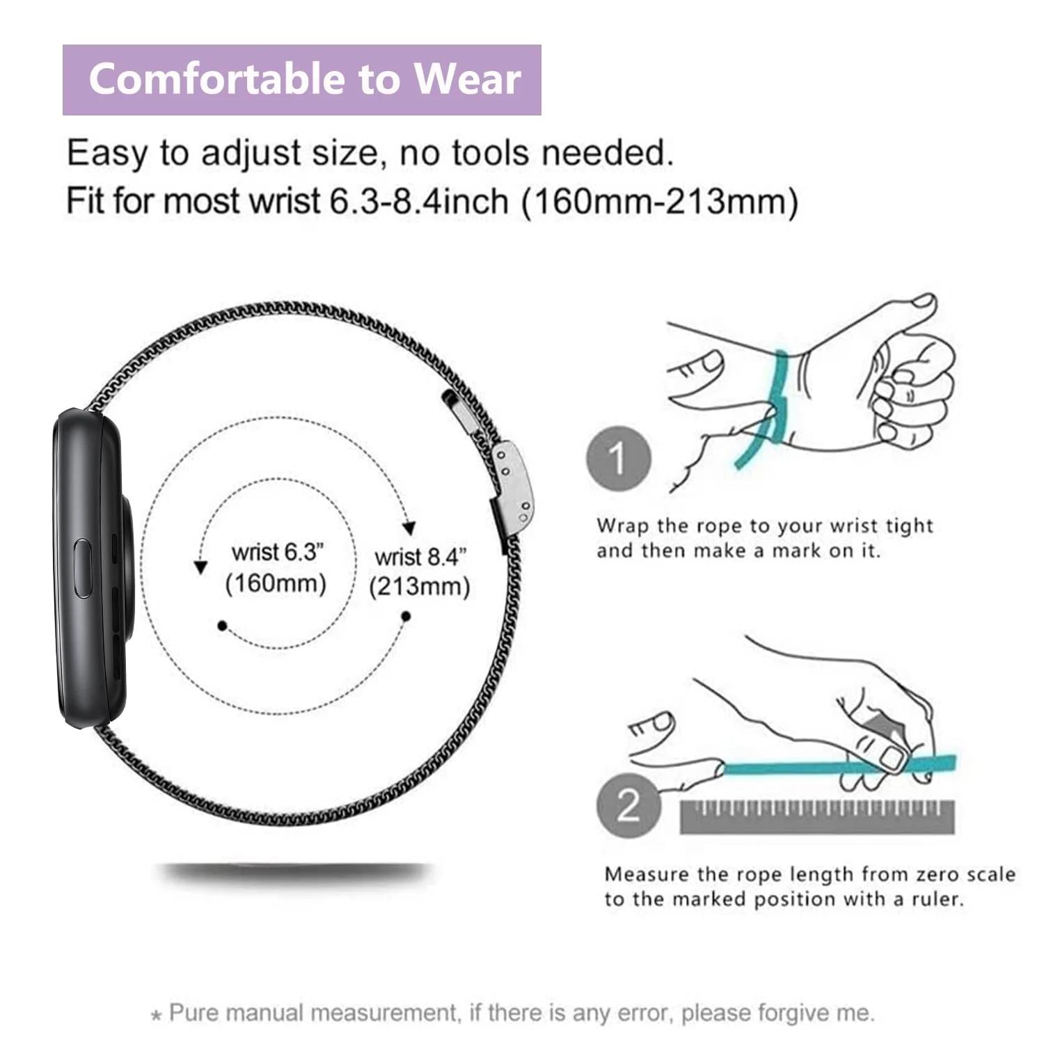 KoGiio roostevaba võrkriba Huawei Watch Fit 2 jaoks – lisavaade