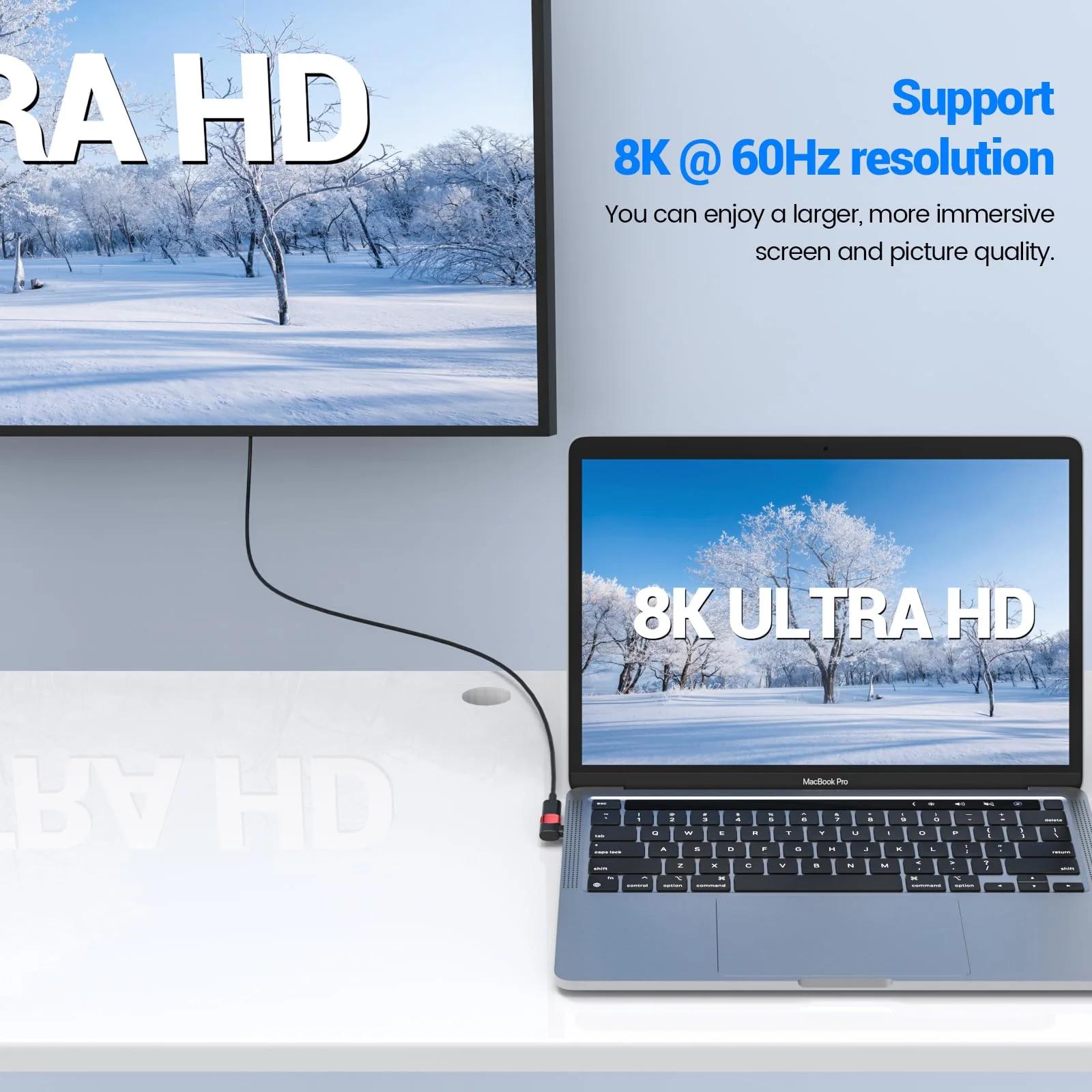 MOGOOD õhuke USB‑C 90° adapter – kaitse ja korraldus – pilt 6