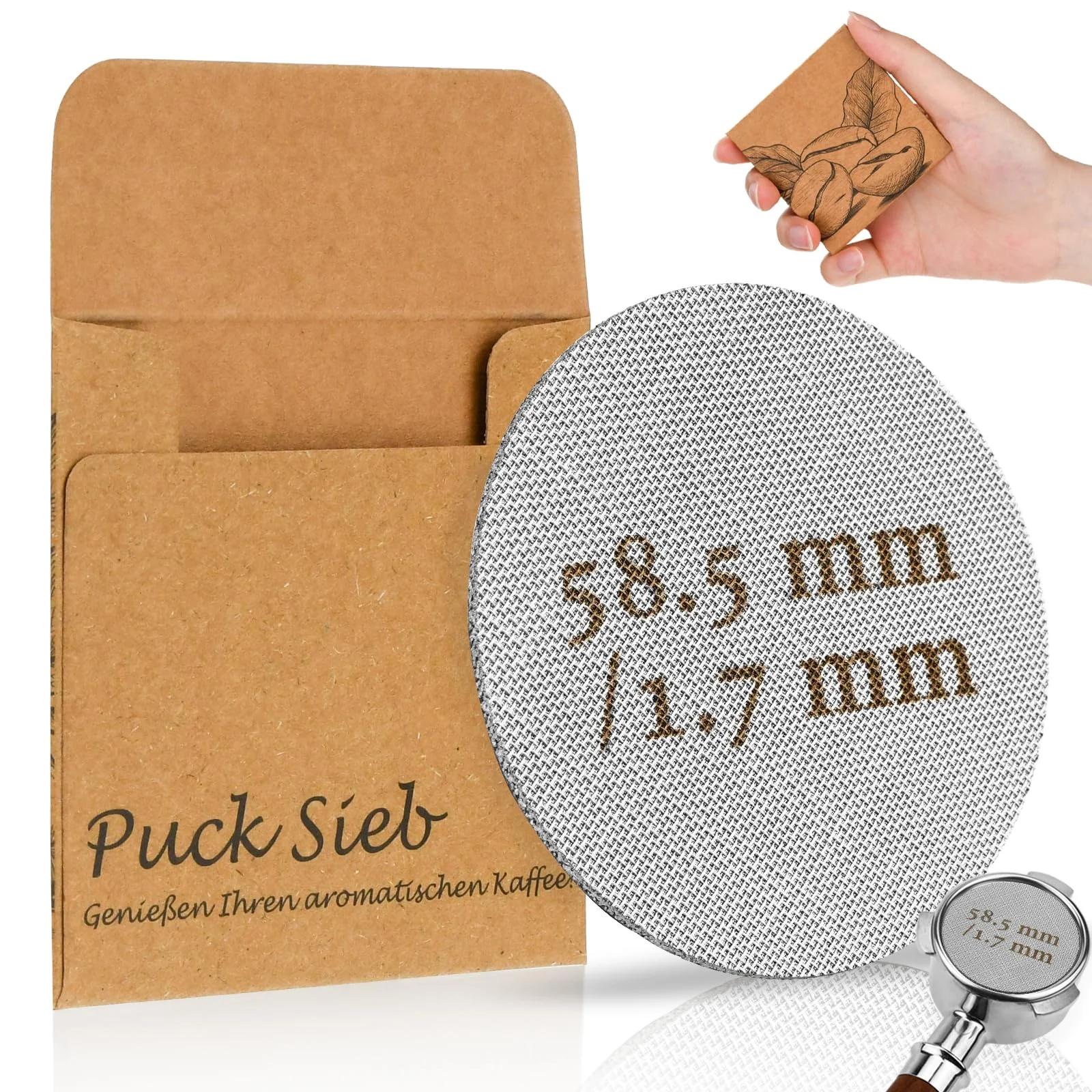 Mellbree 58,5 mm roostevaba Puck Screen — parem maitse ja