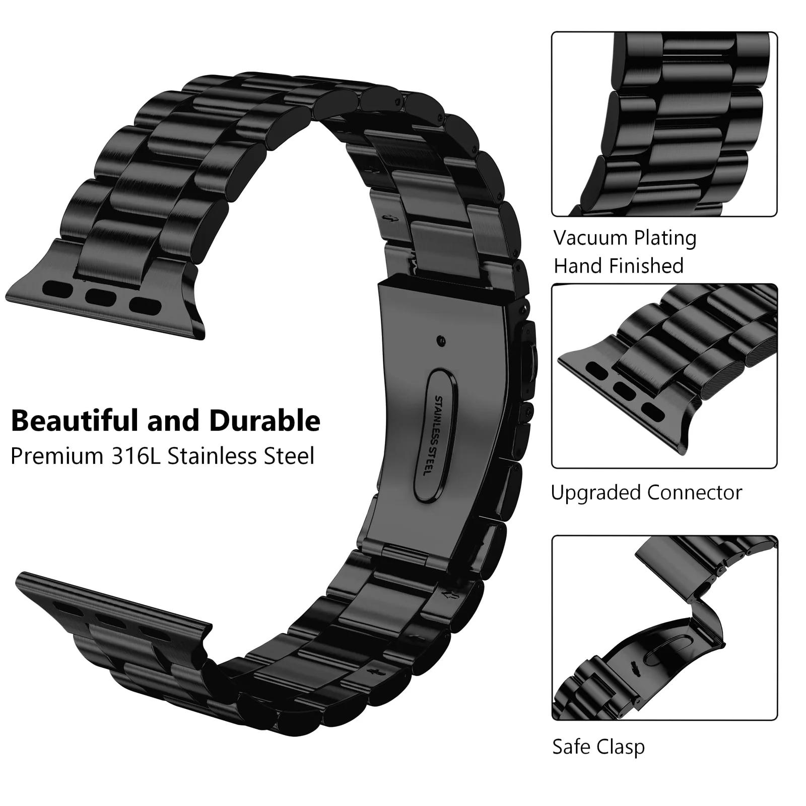 TISIMO roostevaba terasest Apple Watch rihm – pakend ja tarvikud