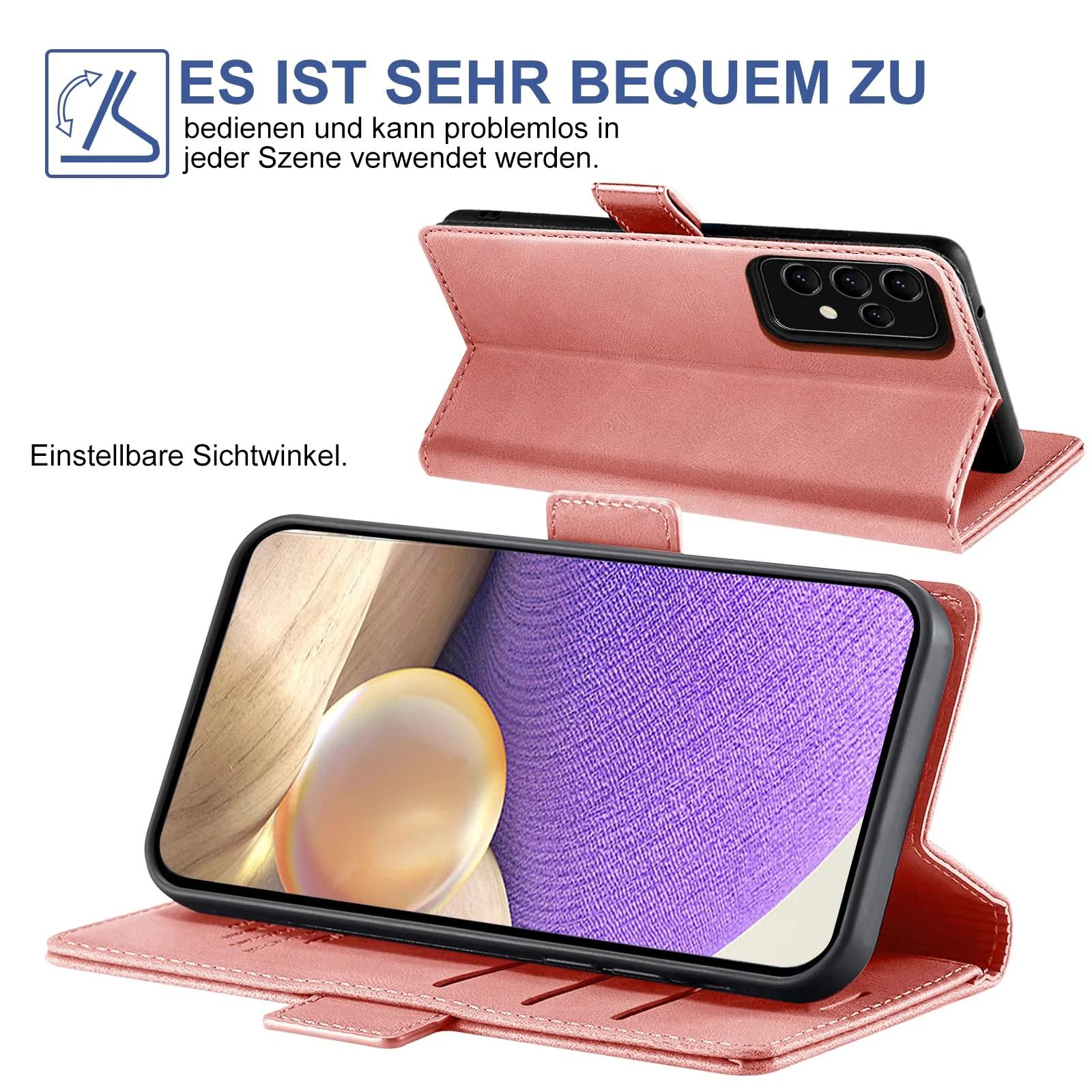 Giyer pehme PU-nahast kaitsekott Samsung A32 5G jaoks – lisavaade