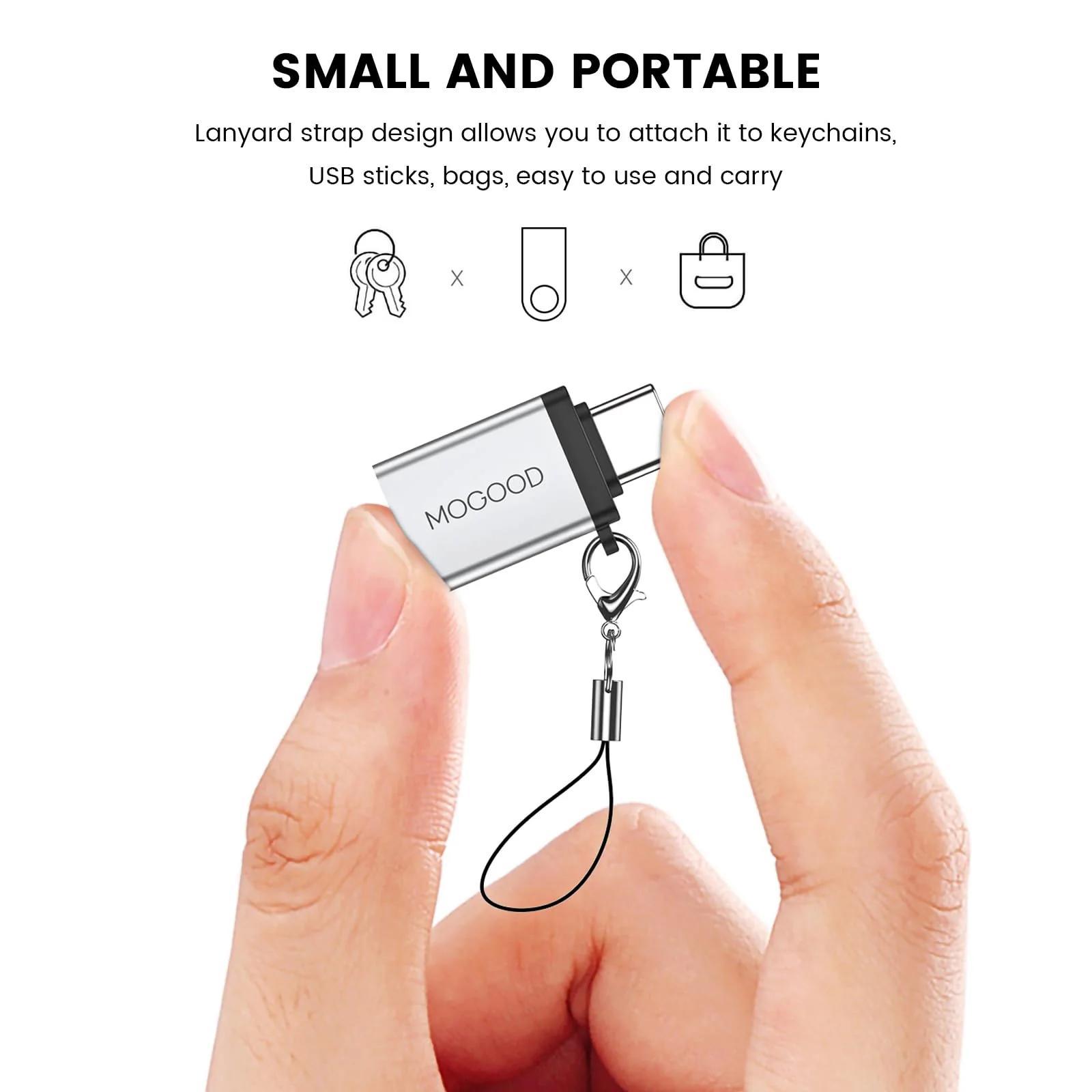 MOGOOD vastupidav USB-C–USB 3.0 adapter — kaasaskantav – pilt 6