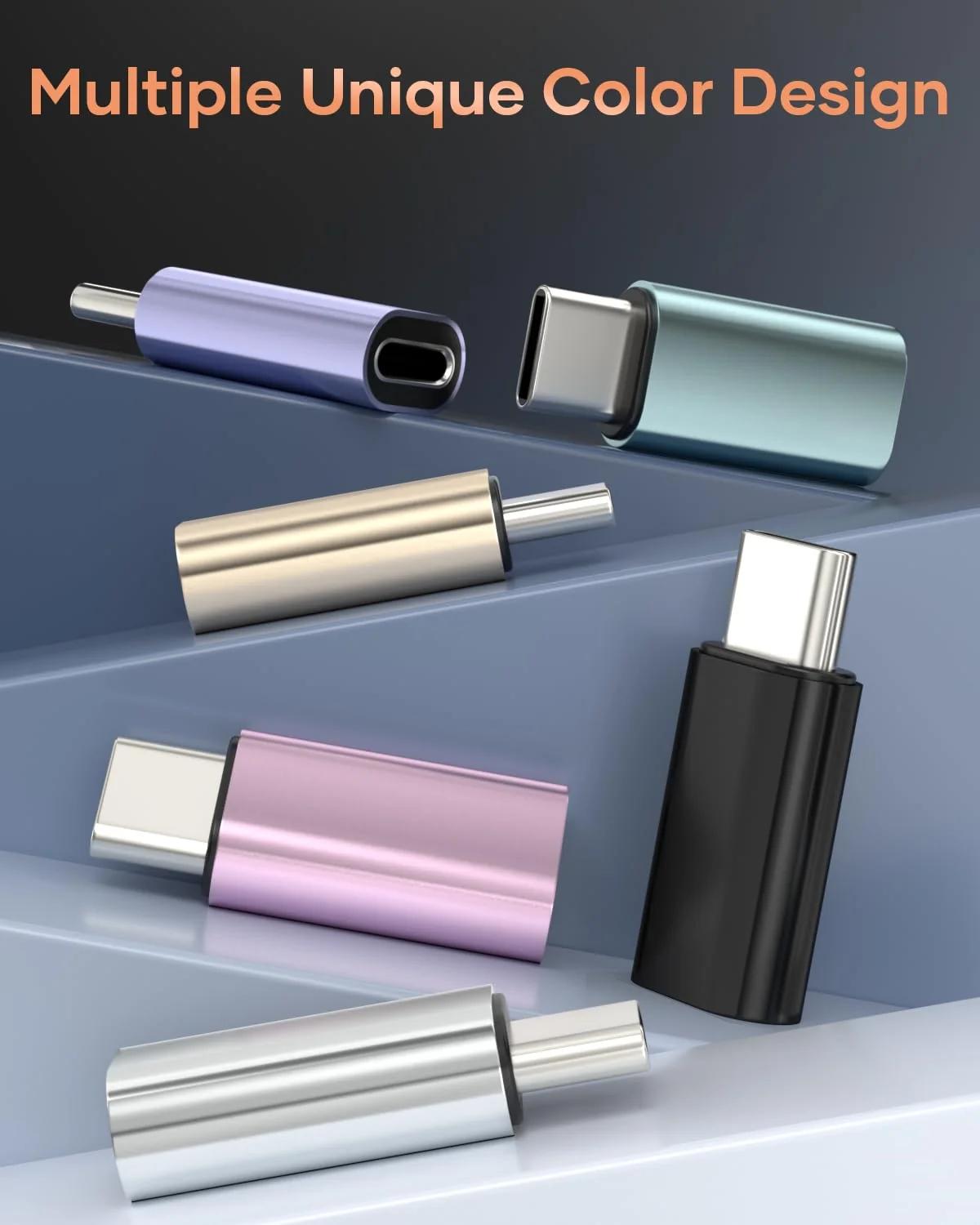 layajia alumiiniumist Lightning–USB-C adapter kahepakis – pilt 8