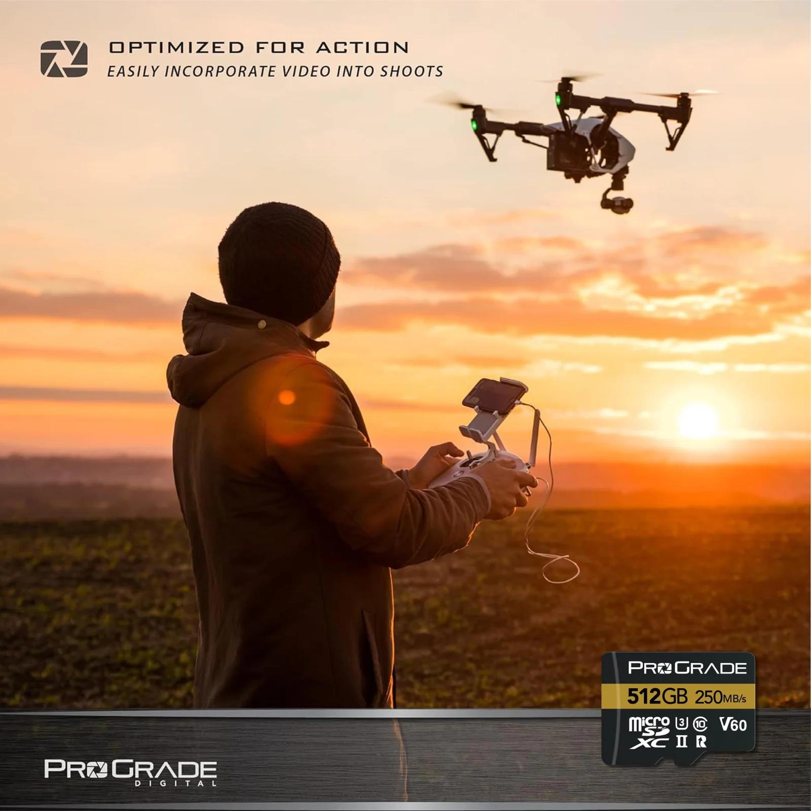 ProGrade Digital kiire microSDXC V60 (512 GB) matkamiseks ja – detailne vaade