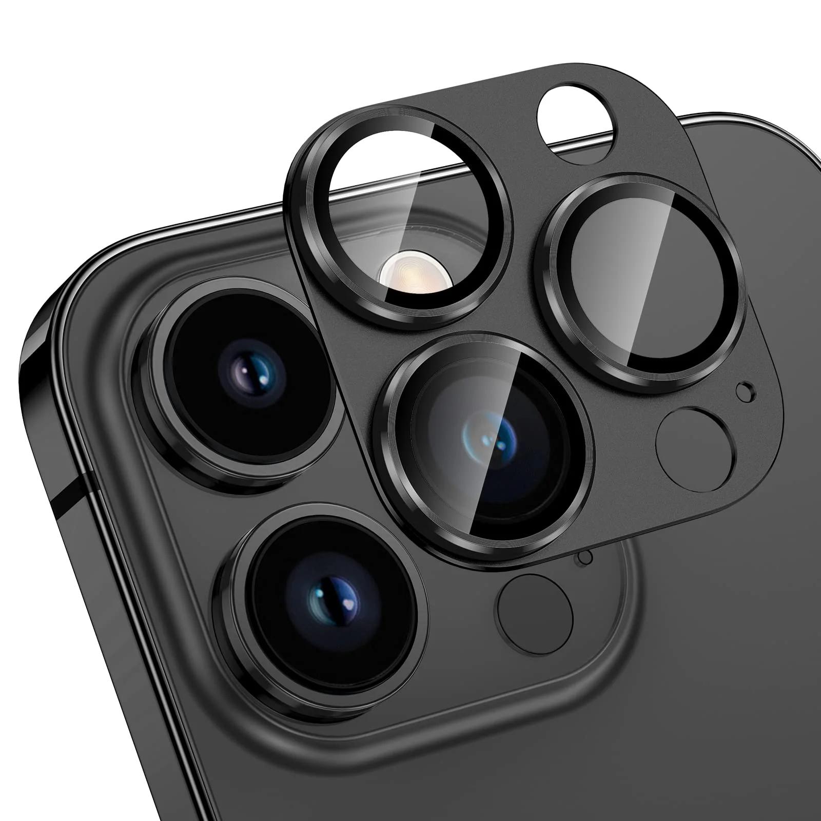 HWeggo alumiinium- ja klaasist kaamerakaitse iPhone 14 Pro jaoks