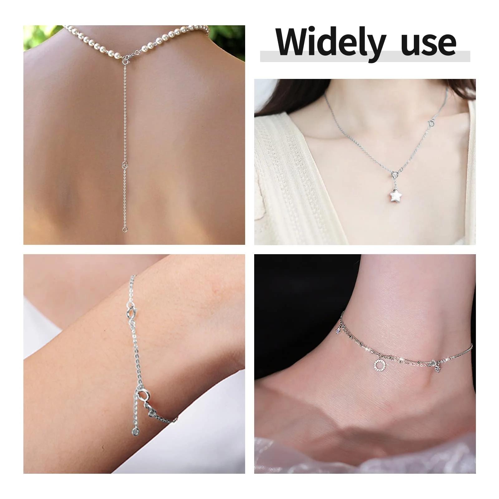 ADMITRY 925 sterling-silber kettapikendaja — vastupidav lisa – pilt 6