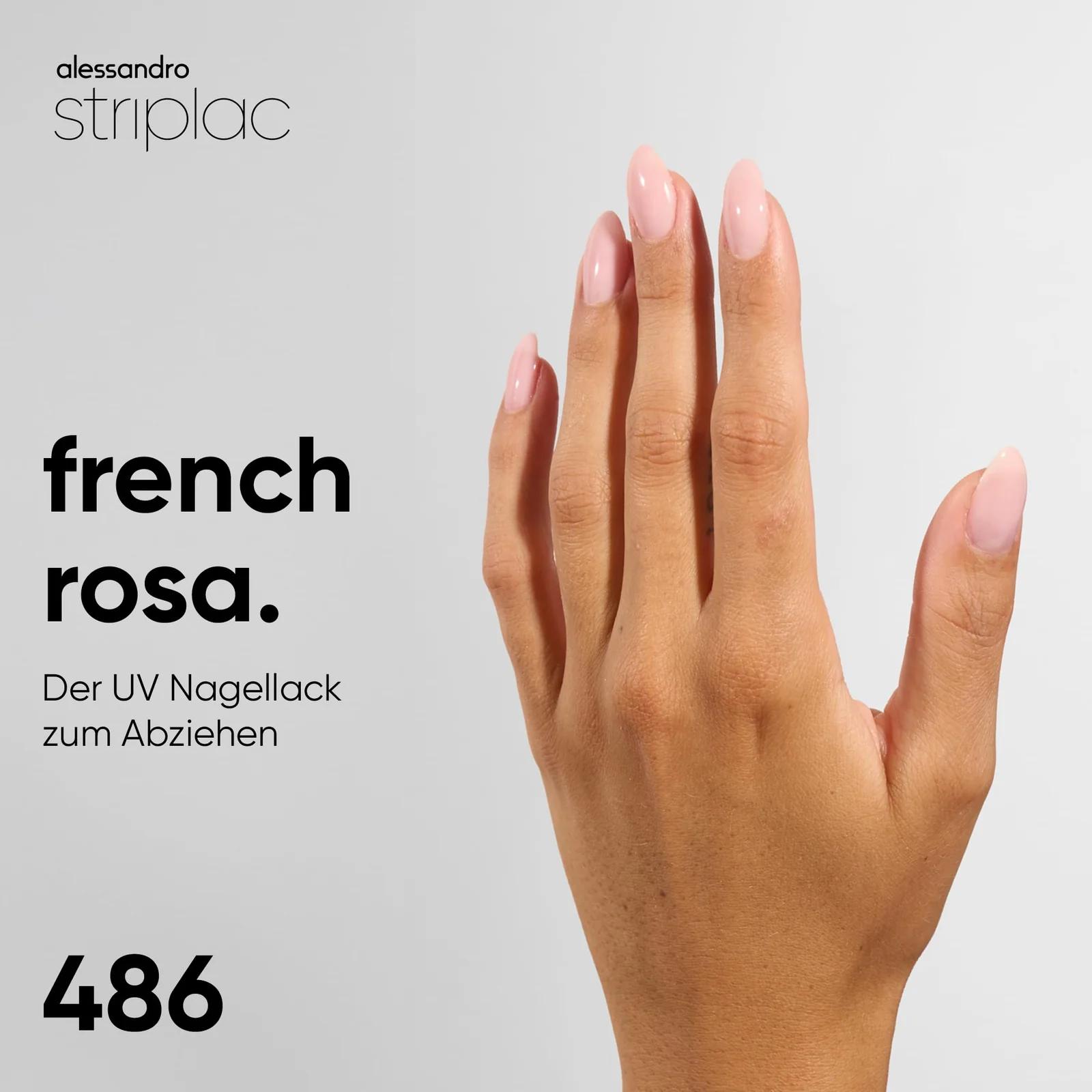 alessandro roosa UV-lakiga French Rosé — pikaajaline ja hooldav – detailne vaade