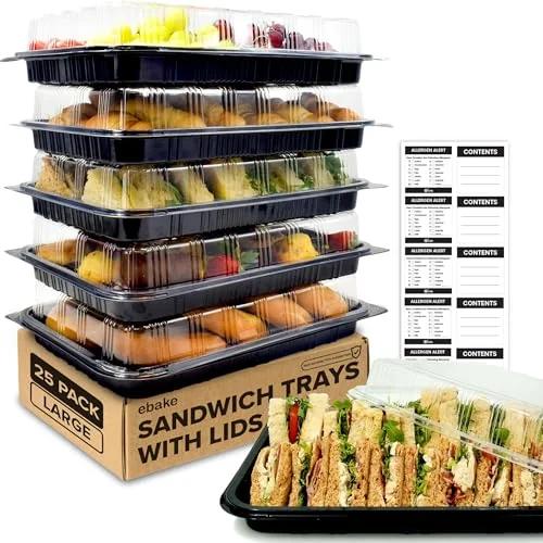 ebake korduvkasutatav serveerimisplaat kaanega – vastupidav pakk