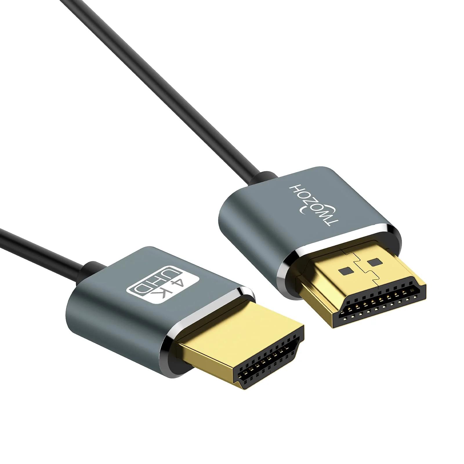 Twozoh õhuke 4K HDMI-kaabel 5 m – paindlik ja kompaktne – pilt 7