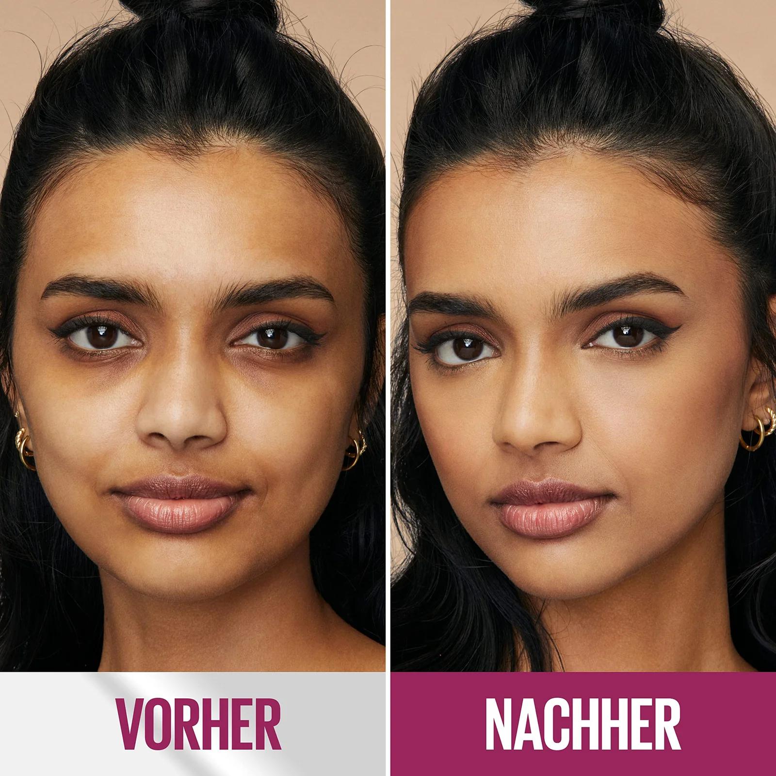 MAYBELLINE siluv peitekreem – nooruslikud silmaümbrused – pakend ja tarvikud