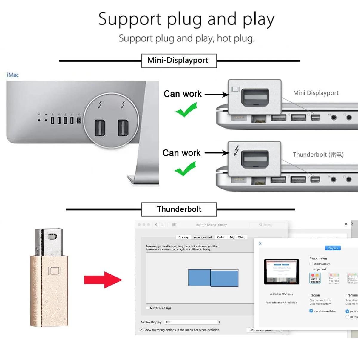 cablecc Mini DisplayPort virtuaalne adapter — kompaktne GPU-tugi – pilt 8