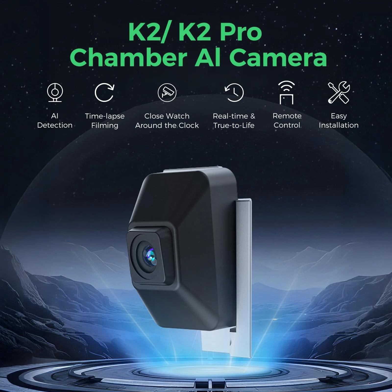 Creality kvaliteetne K2 Pro kaamera — selged videod ja – detailne vaade