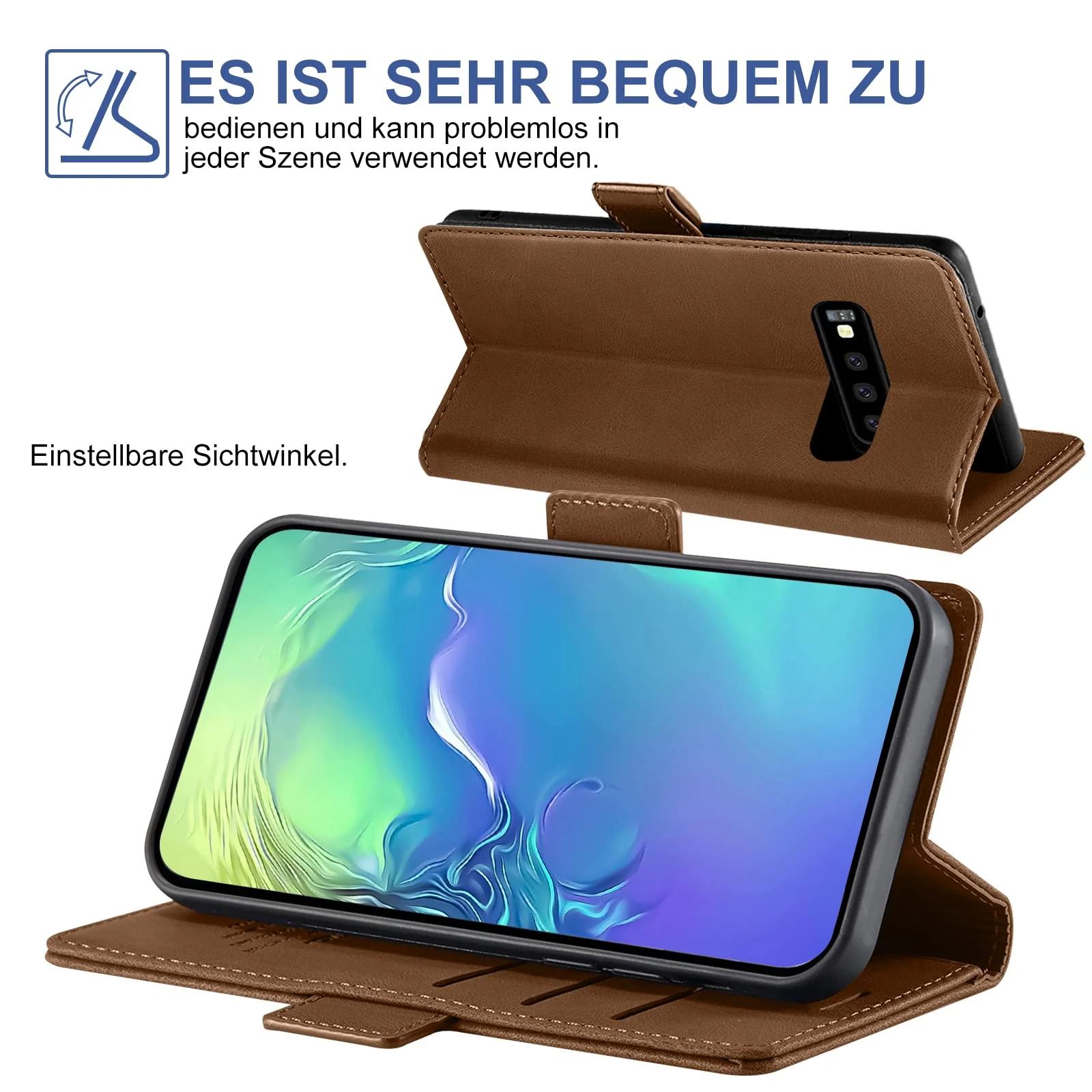 Giyer nahkne kaitsekate Samsung S10+ jaoks — premium kaitse ja – lisavaade