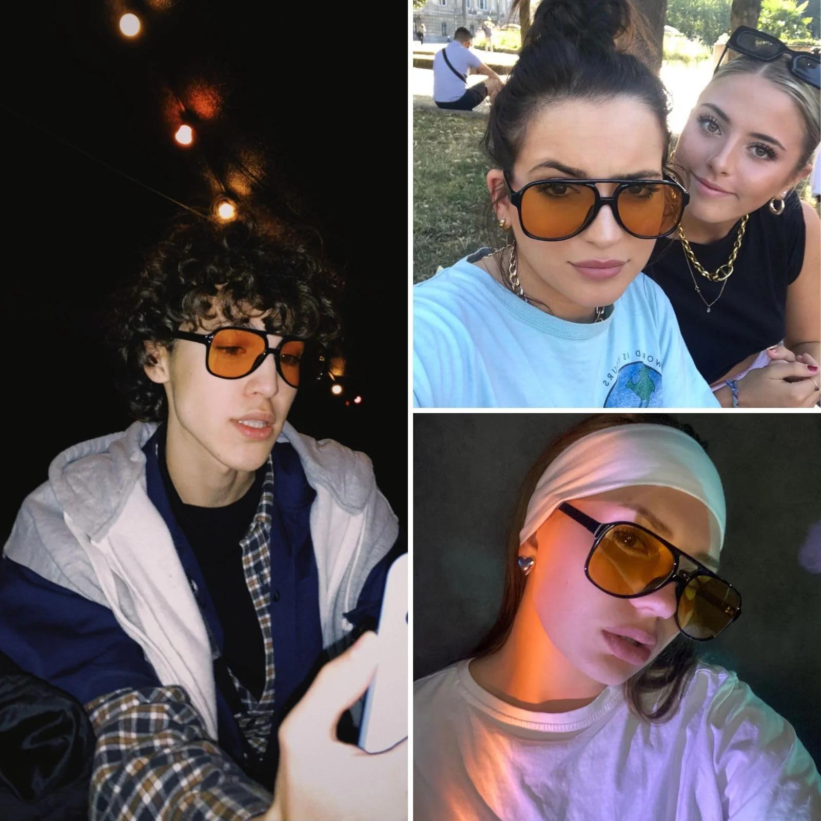 YAMEIZE retro metallraamiga päikeseprillid — UV400 kaitse – pilt 6