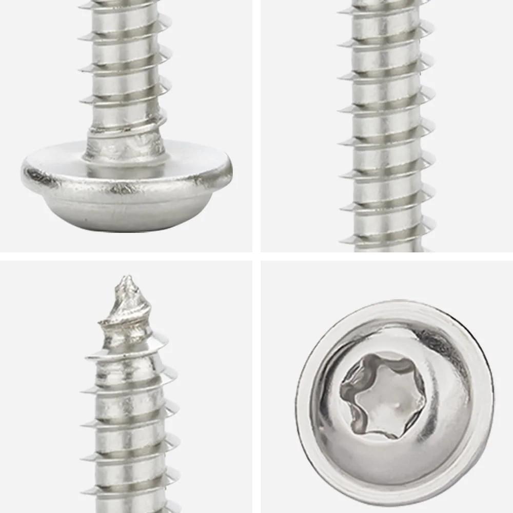 Drenky roostevabast terasest M3x16mm puidukruvi – pakend ja tarvikud